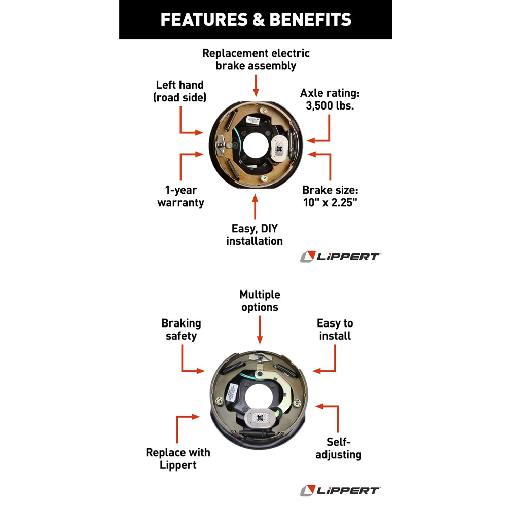 Trailer Brakes,Electric Drum Brake Assemblies