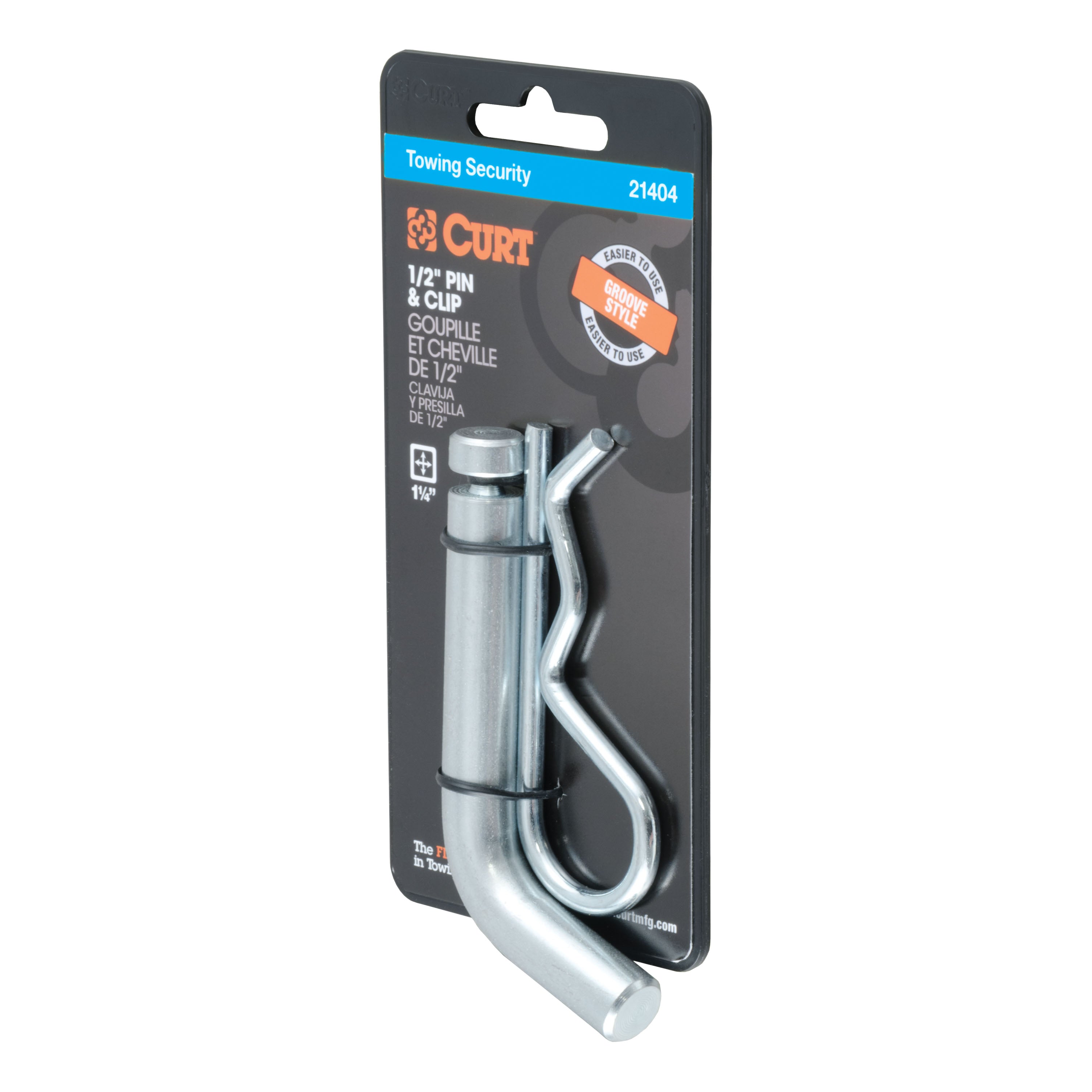 Hitch Pins and Clips,Fits 1-1/4 Inch Hitch
