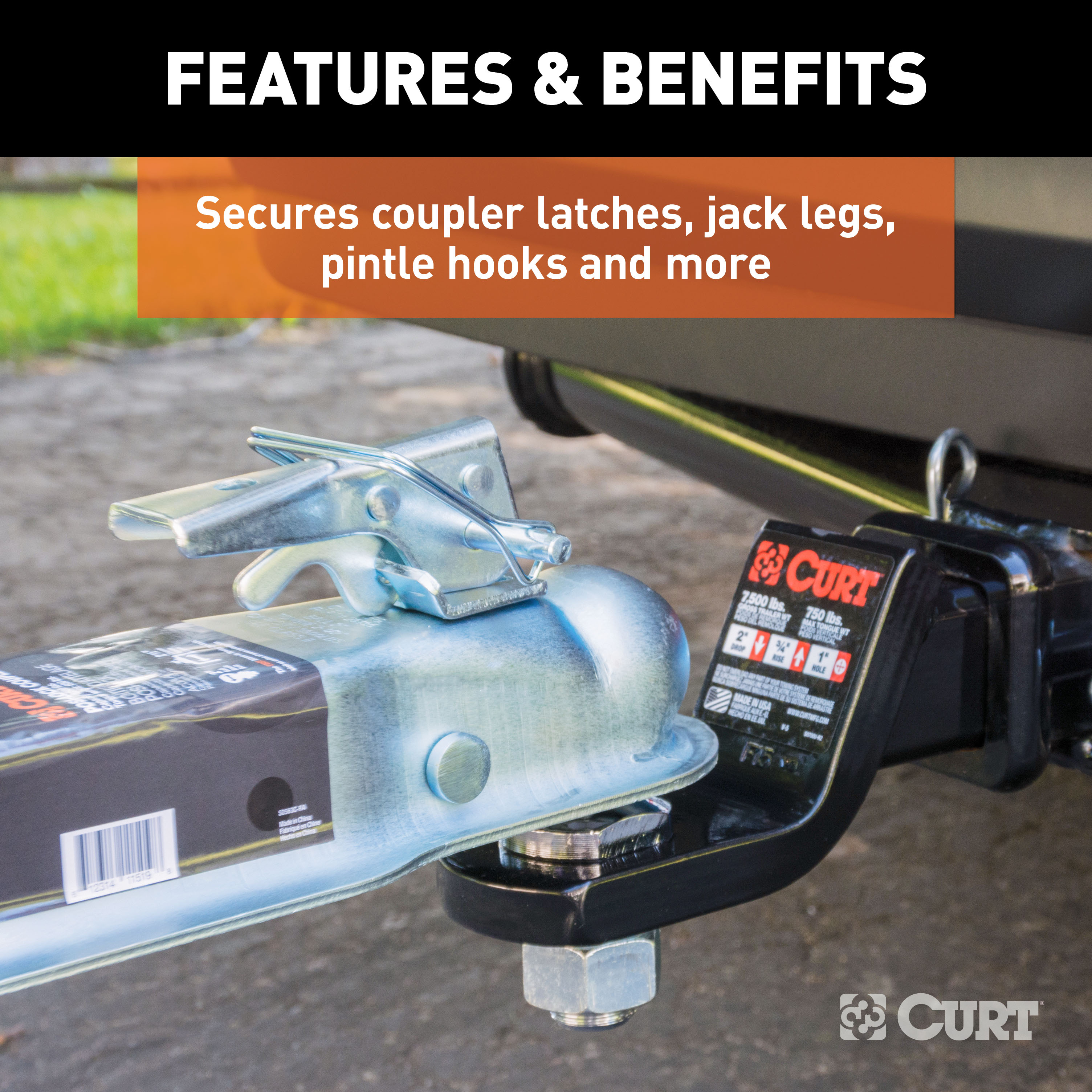 Trailer Tongue Coupler,Snapper Pins