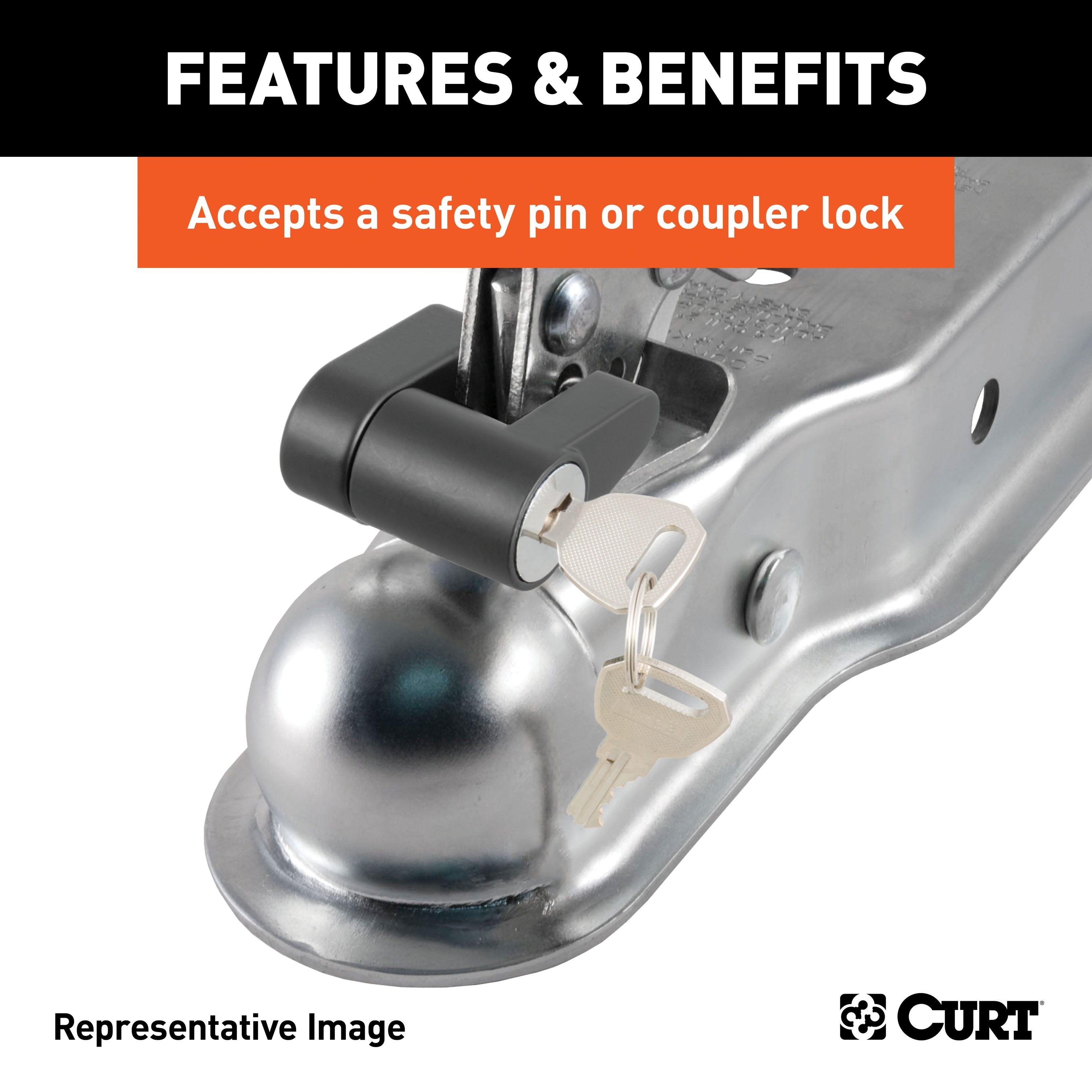 Trailer Tongue Coupler,Straight Tongue Trailer Coupler