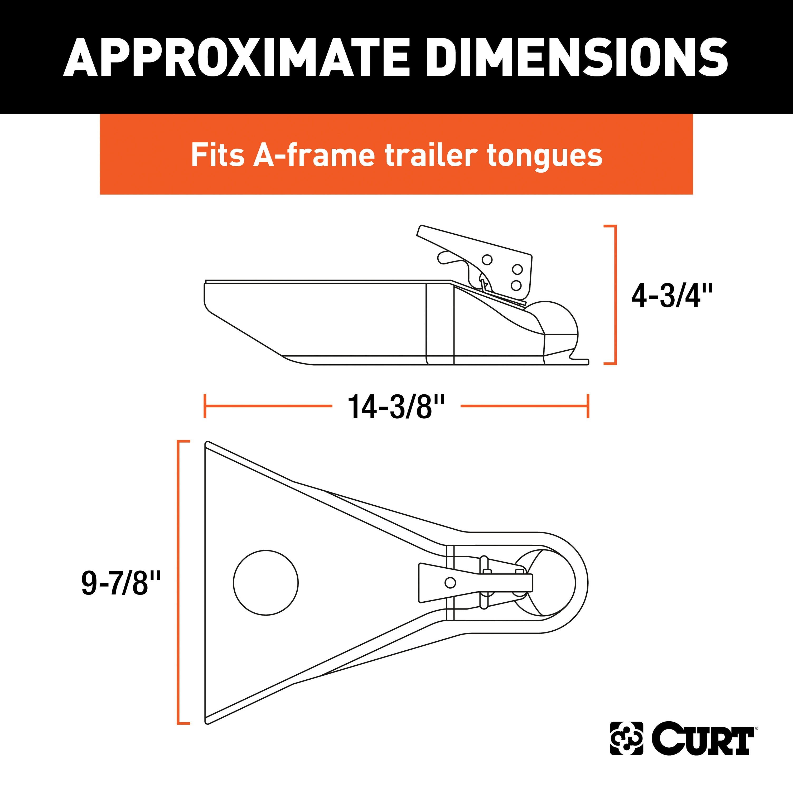 Trailer Tongue Coupler,A-Frame Trailer Coupler
