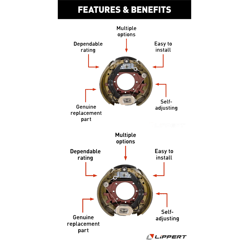 Trailer Brakes,Electric Drum Brake Assemblies