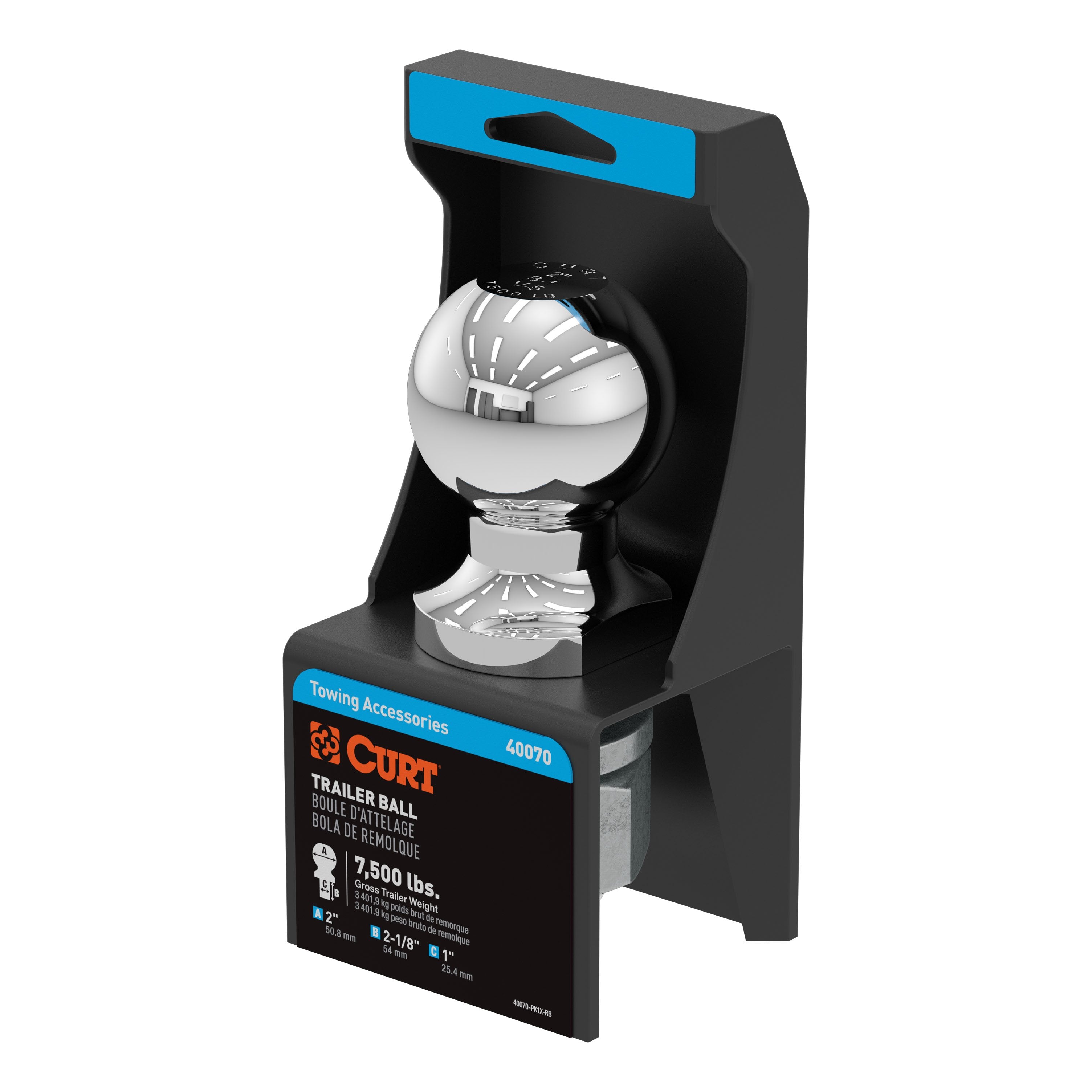 Trailer Hitch Ball,2 Inch Ball