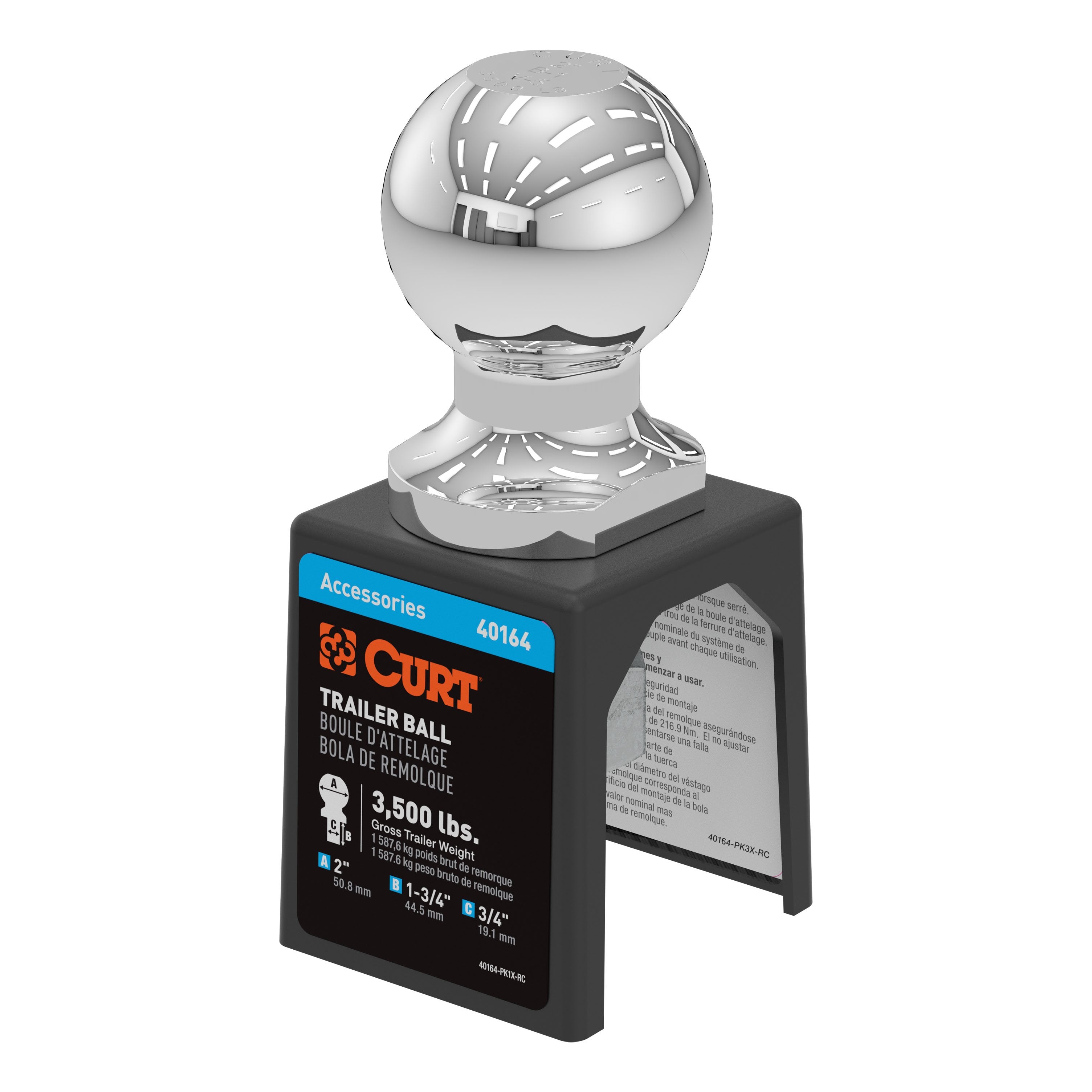 Trailer Hitch Ball,2 Inch Ball