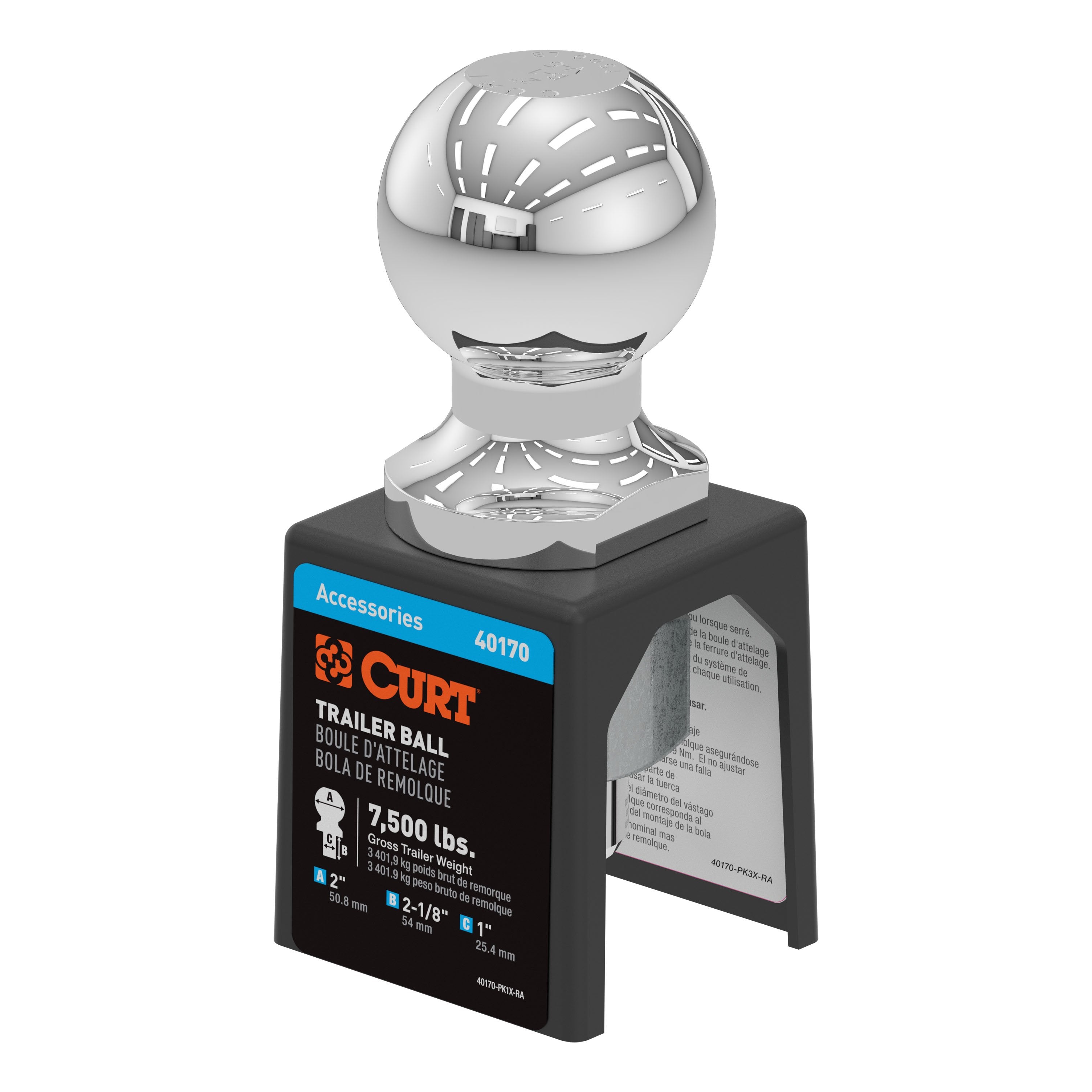 Trailer Hitch Ball,2 Inch Ball