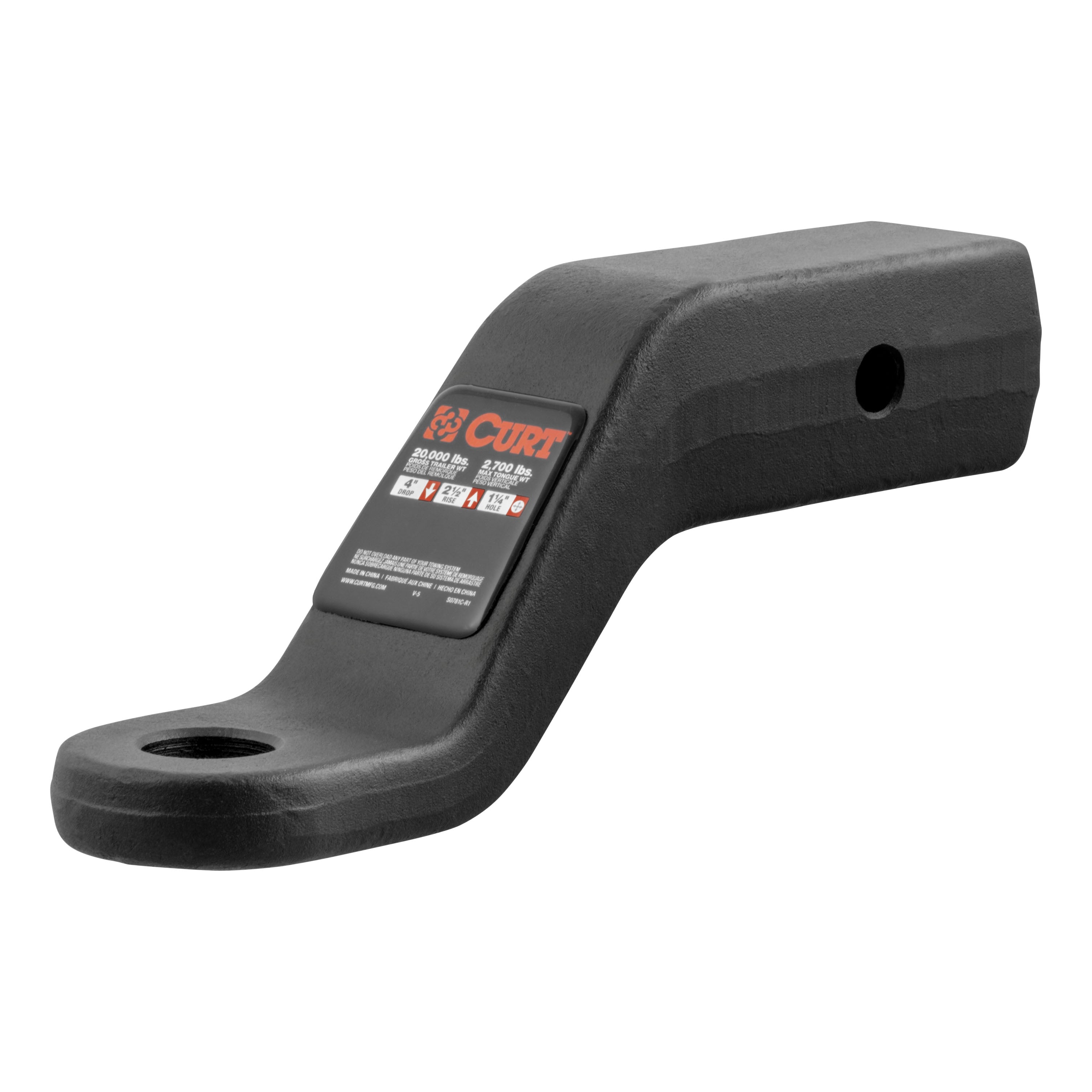 Trailer Hitch Ball Mount,Fixed Ball Mount