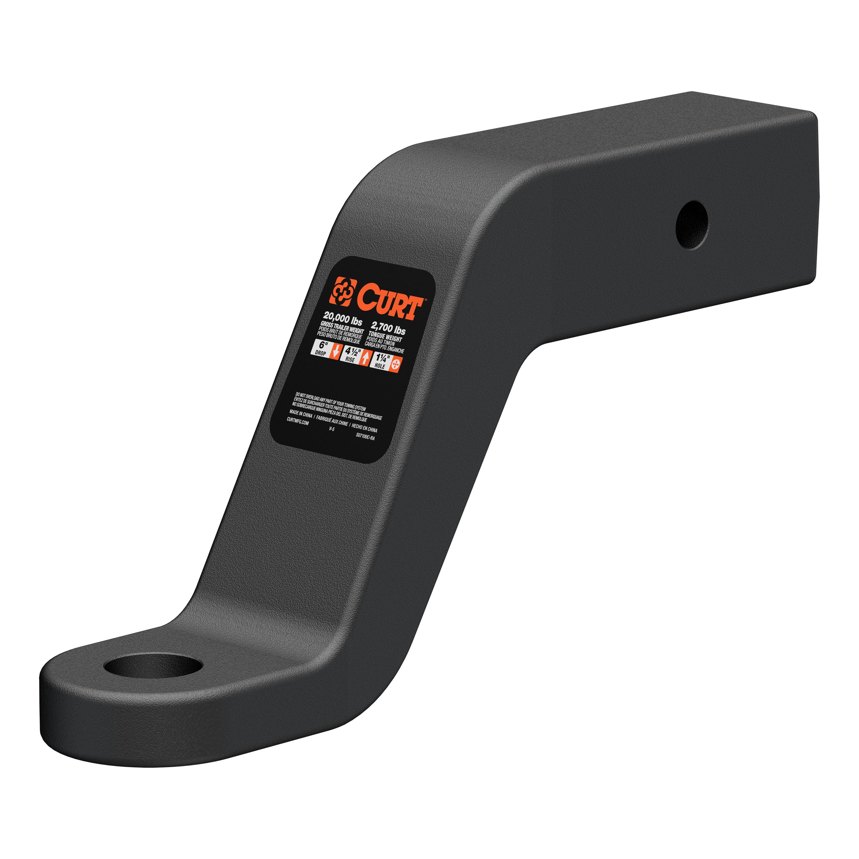 Trailer Hitch Ball Mount,Fixed Ball Mount