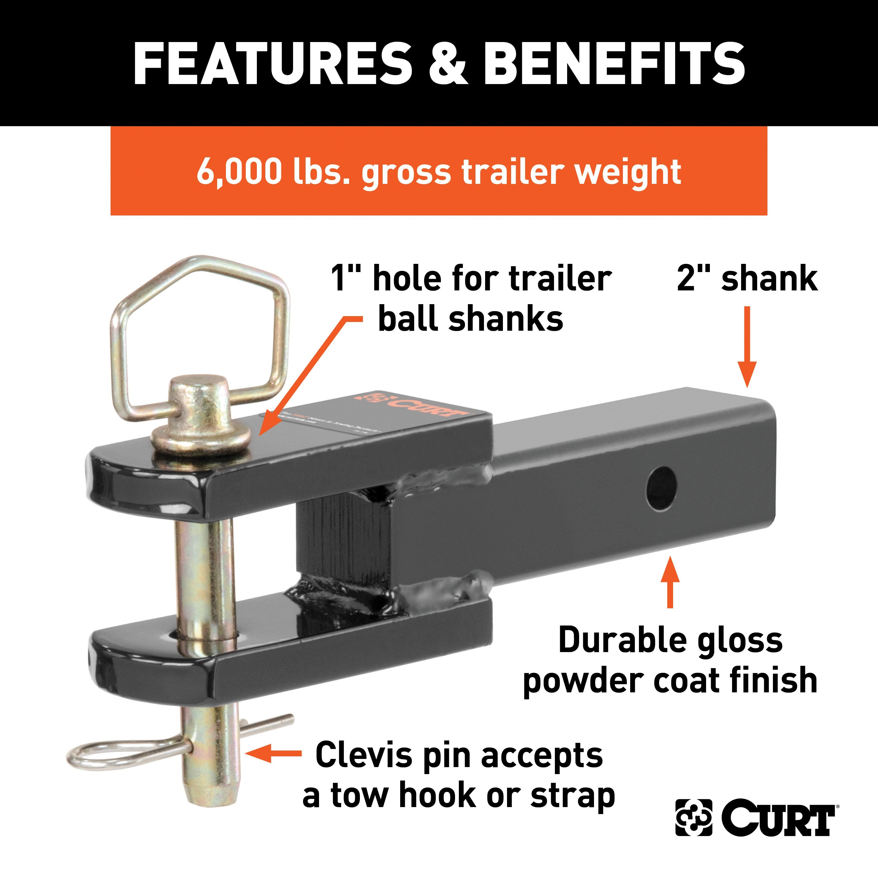 Specialty Towing Components,Clevis Tow Hitch