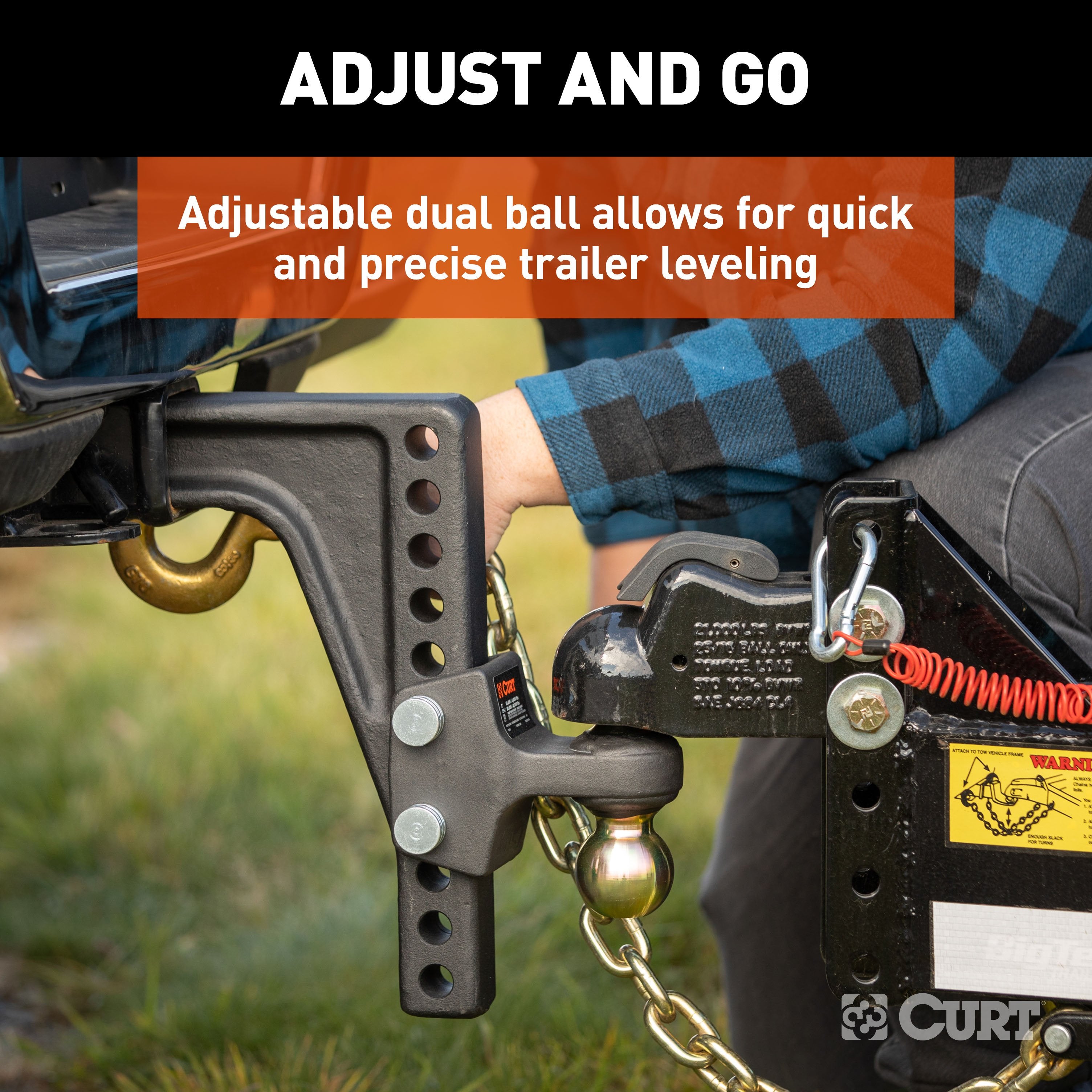 Trailer Hitch Ball Mount,Adjustable Ball Mount