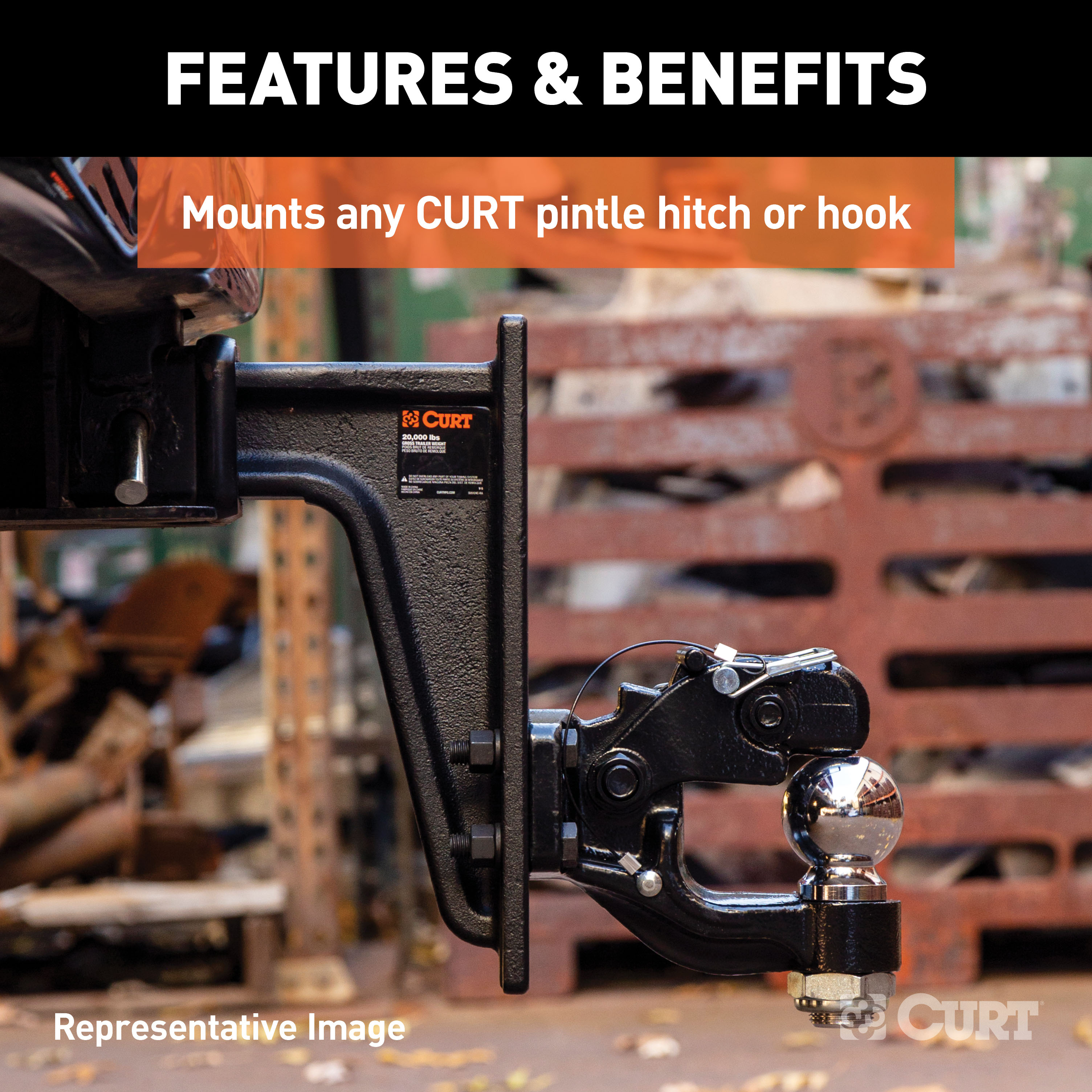 Specialty Towing Components,Pintle Mounting Plate