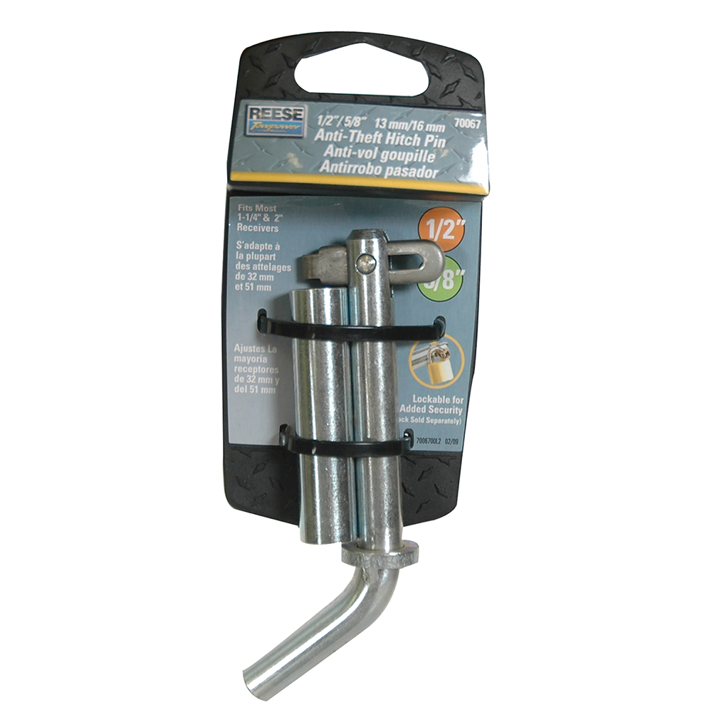 Hitch Pins and Clips,Fits 1-1/4 Inch Hitch