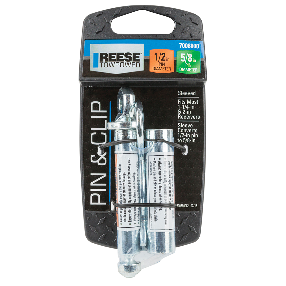 Hitch Pins and Clips,Fits 1-1/4 Inch Hitch