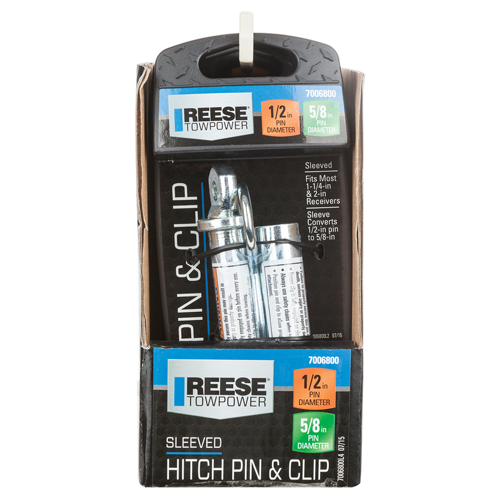 Hitch Pins and Clips,Fits 1-1/4 Inch Hitch