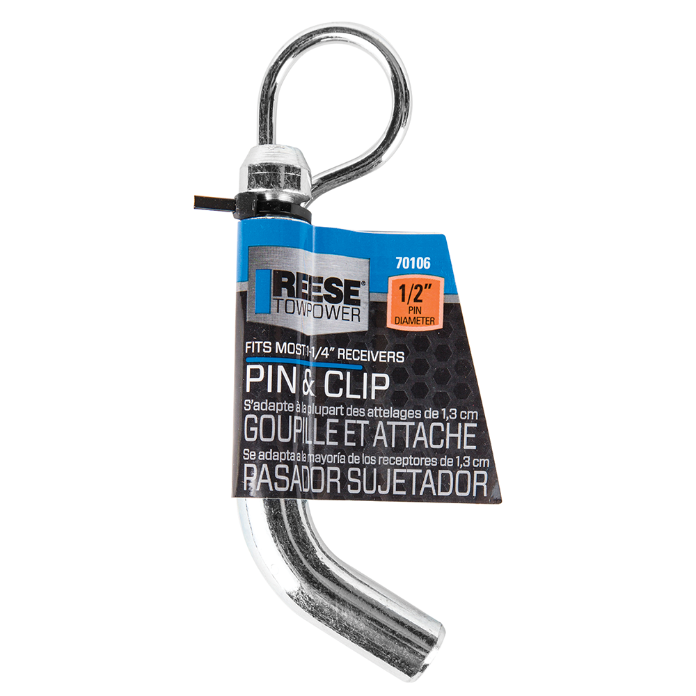 Hitch Pins and Clips,Fits 1-1/4 Inch Hitch