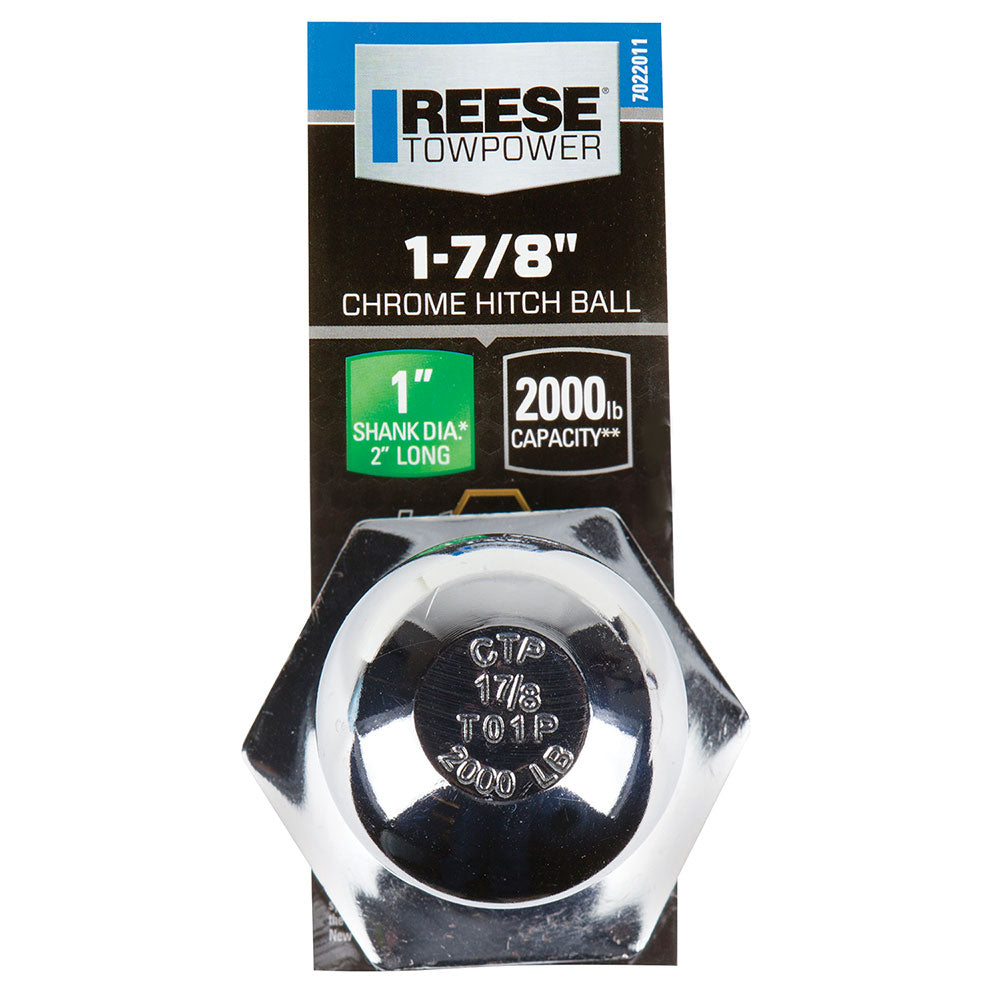 Trailer Hitch Ball,1-7/8 Inch Ball