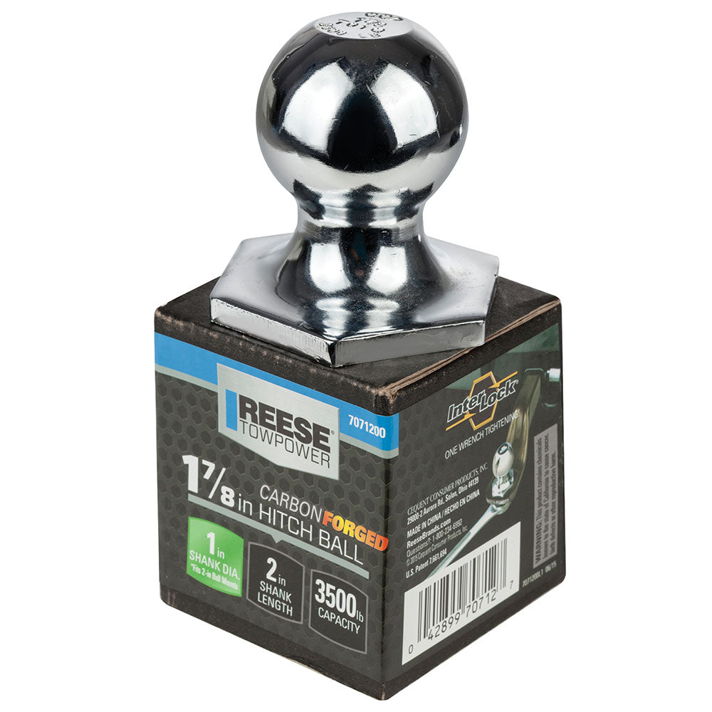 Trailer Hitch Ball,1-7/8 Inch Ball