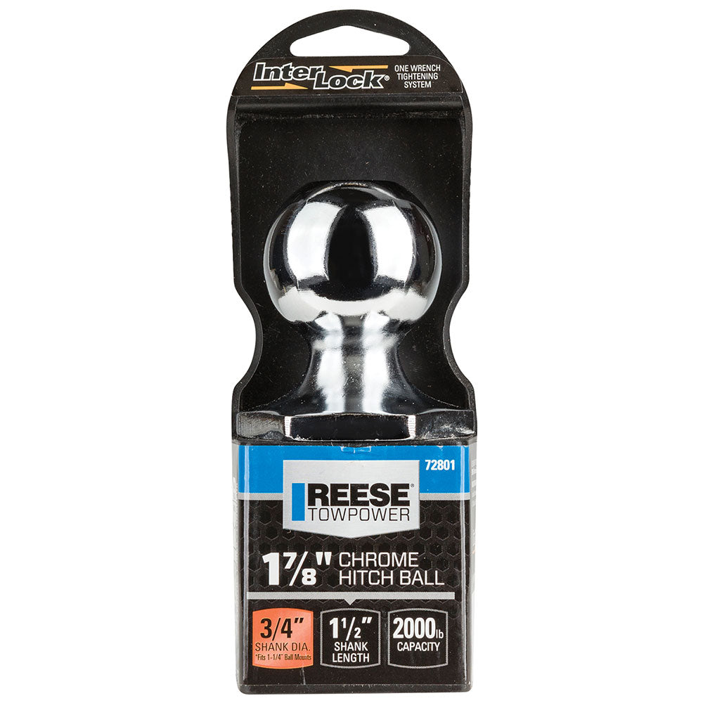 Trailer Hitch Ball,1-7/8 Inch Ball