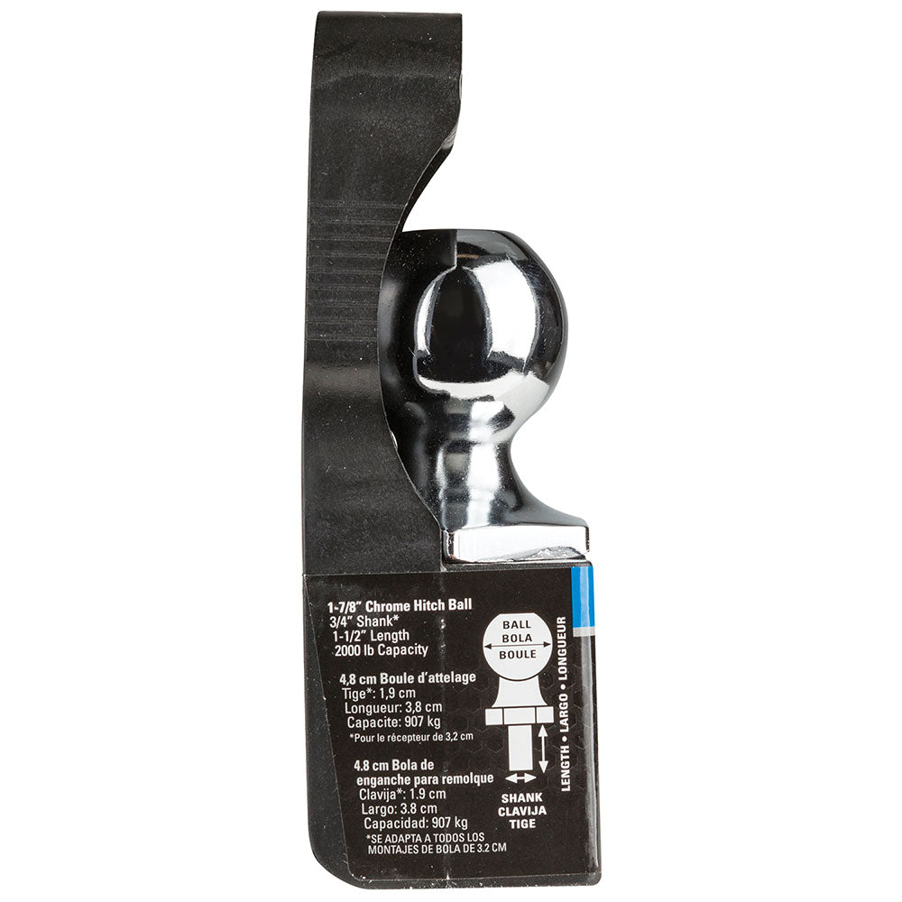 Trailer Hitch Ball,1-7/8 Inch Ball