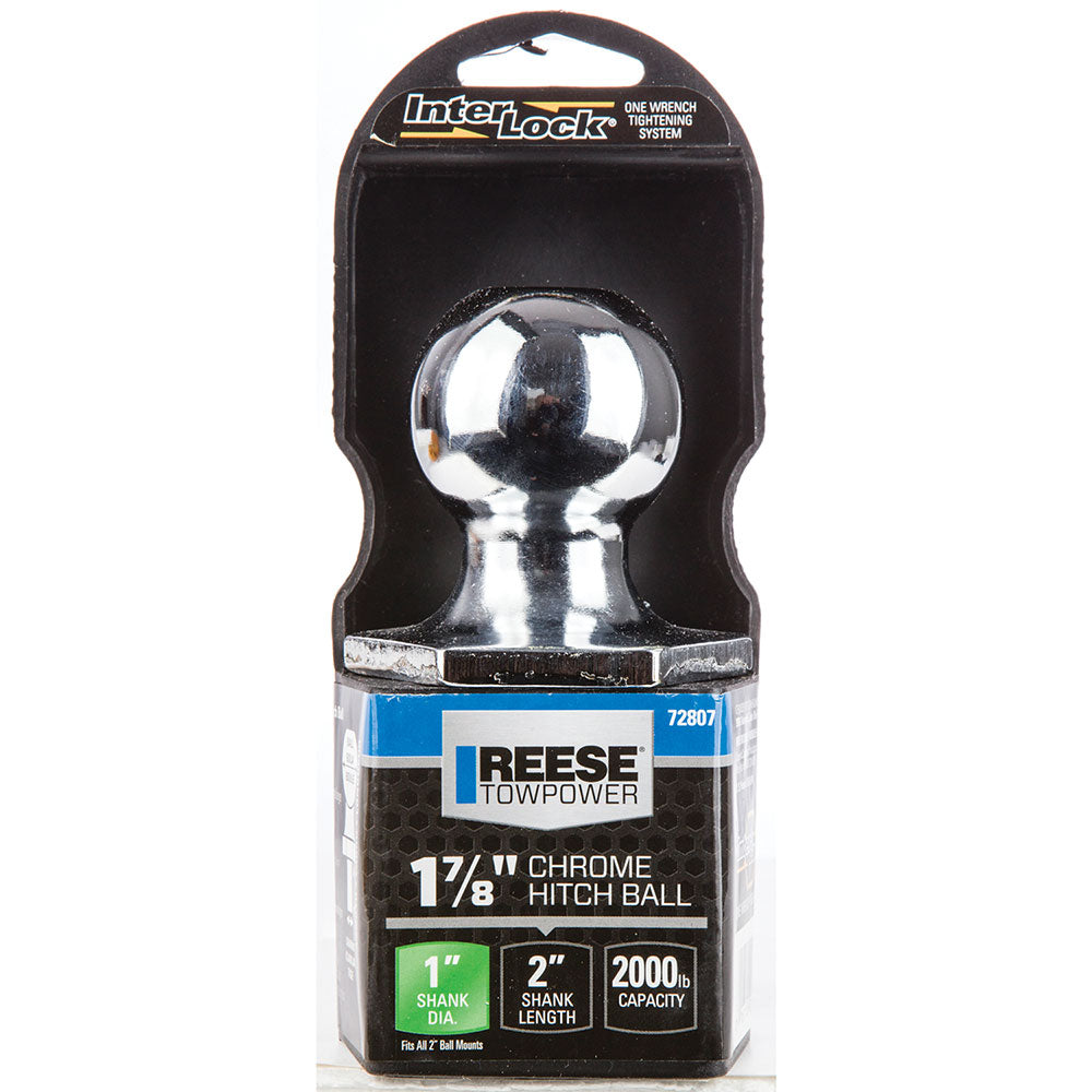 Trailer Hitch Ball,1-7/8 Inch Ball