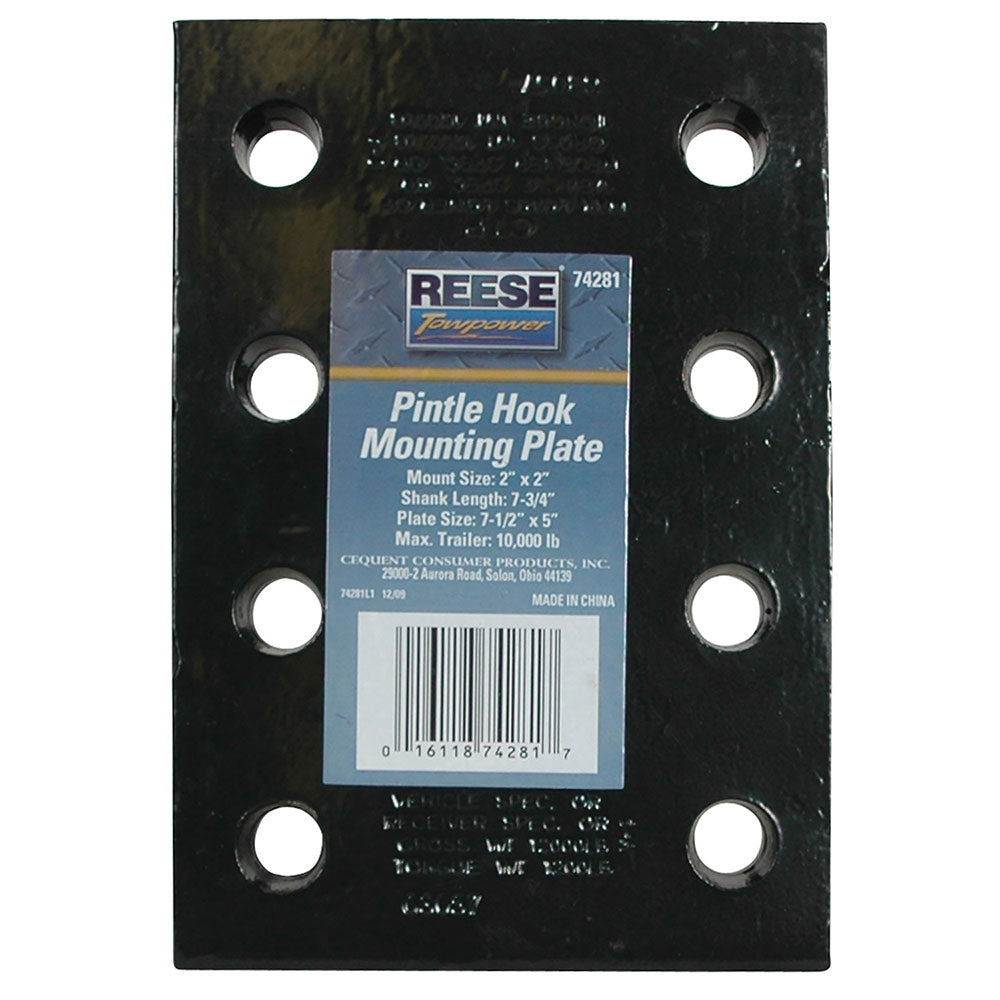 Specialty Towing Components,Pintle Mounting Plate