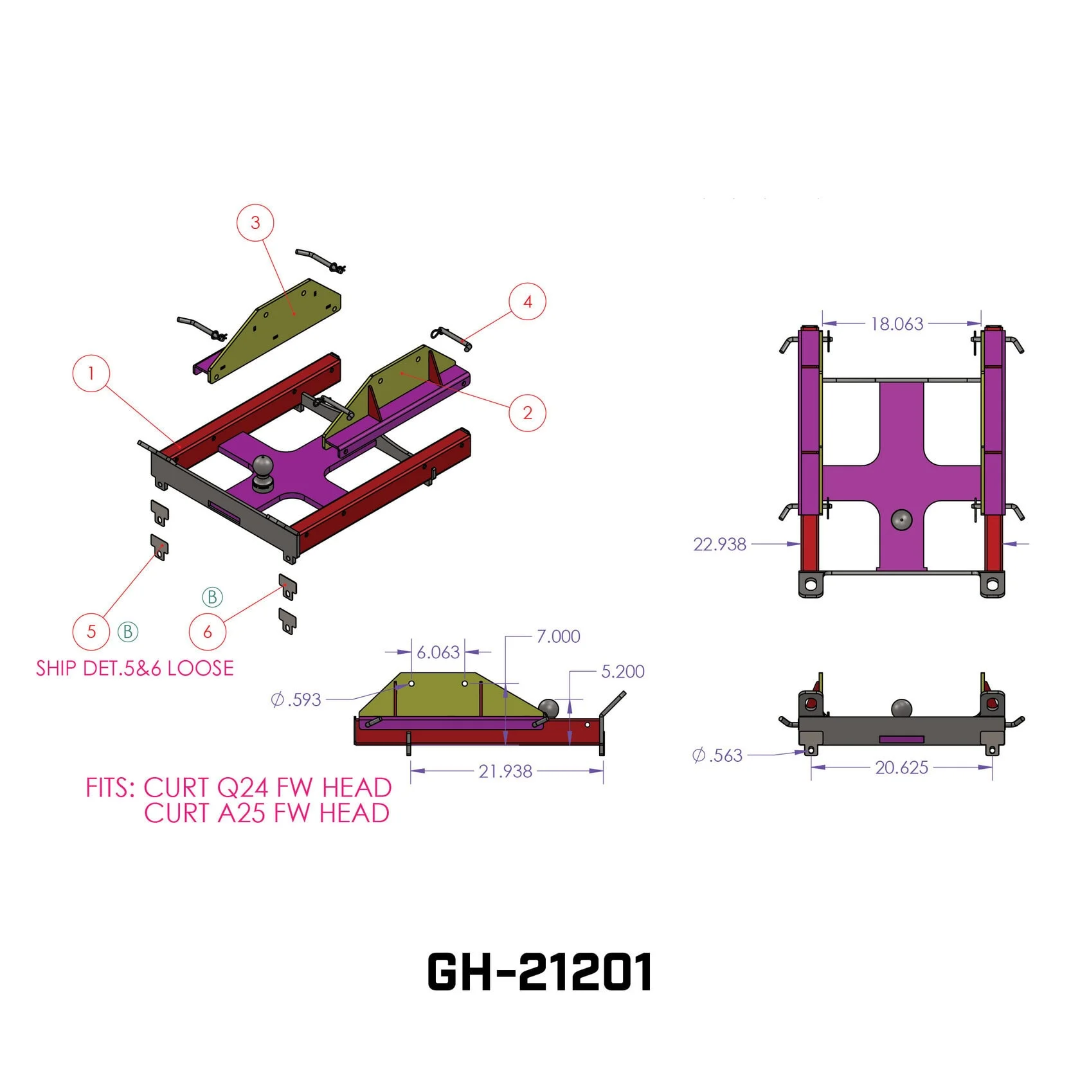 5th Wheel and Gooseneck Hitch Parts,Hitches