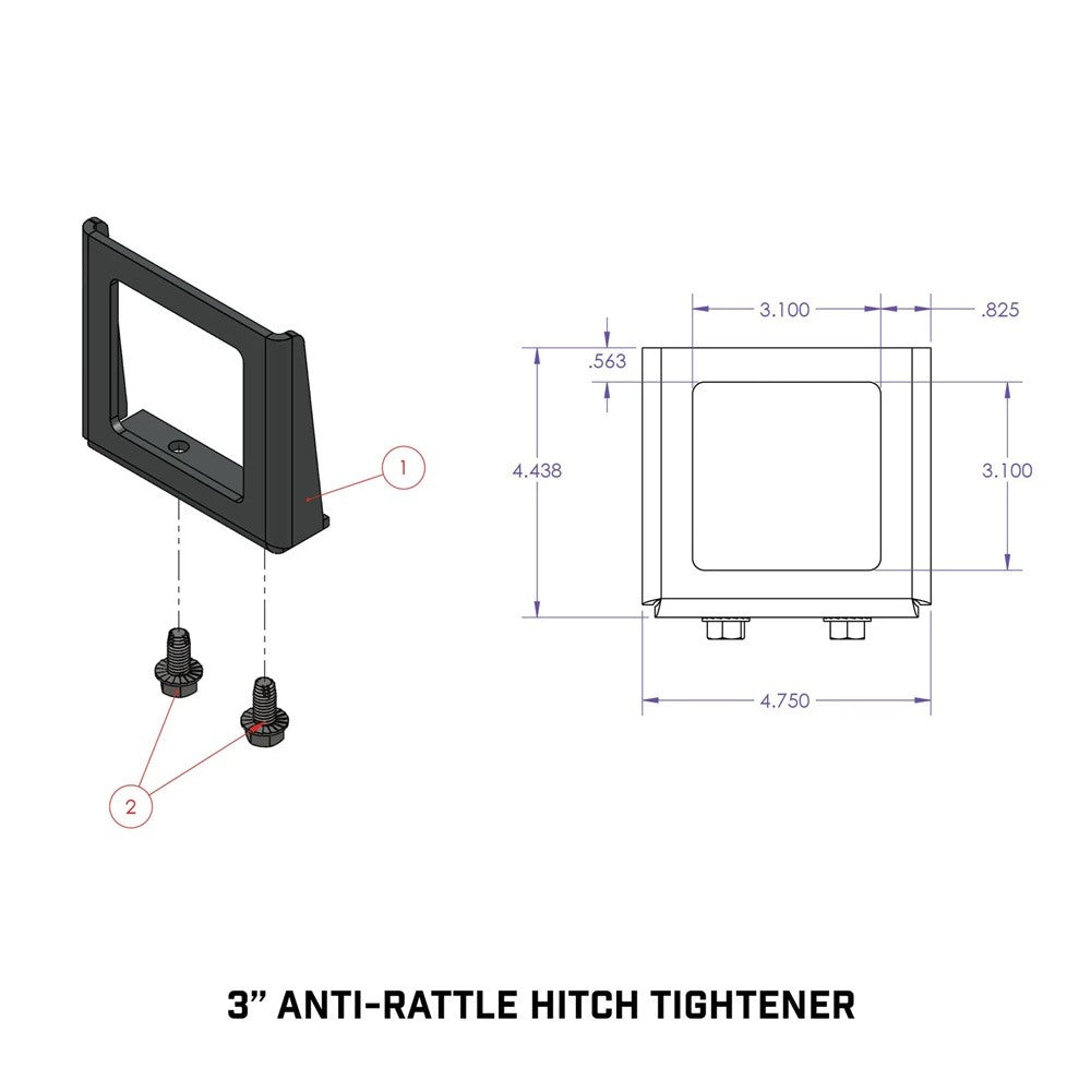 Trailer Hitch Accessories,Hitch Anti-Rattle Devices