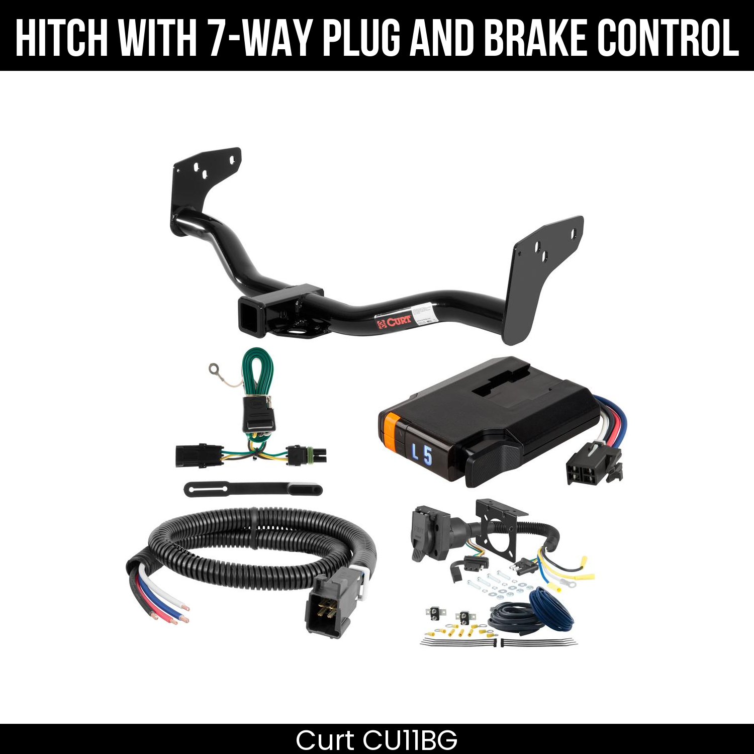Trailer Hitch , 7-Way , Discovery Next Brake Control