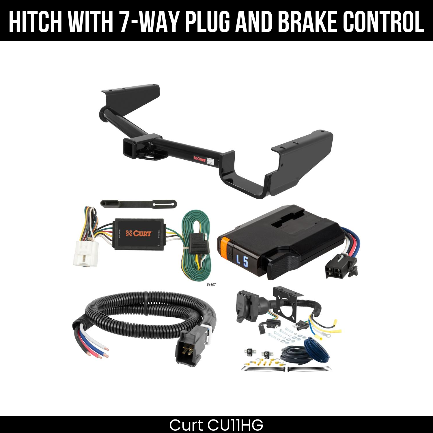 Trailer Hitch , 7-Way , Discovery Next Brake Control