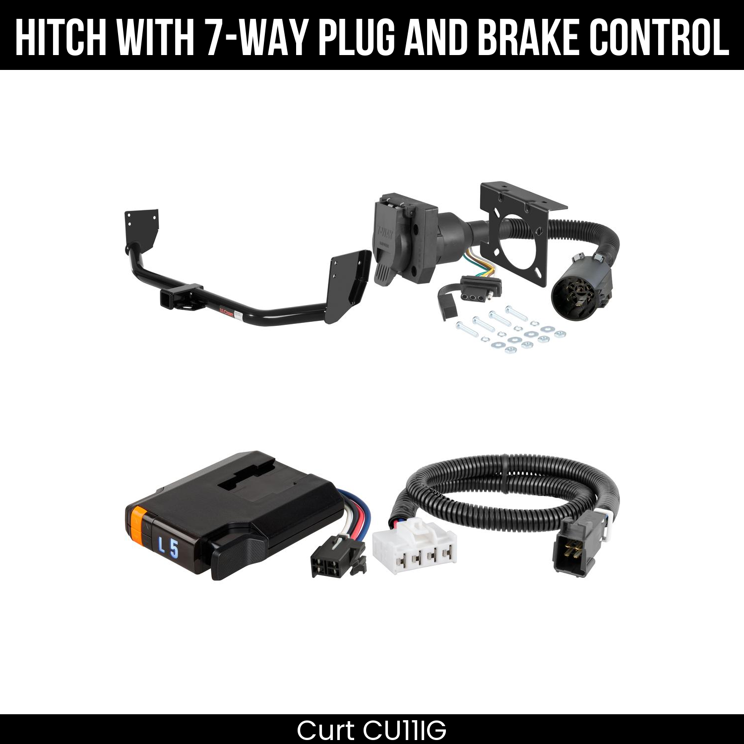 Trailer Hitch , 7-Way , Discovery Next Brake Control