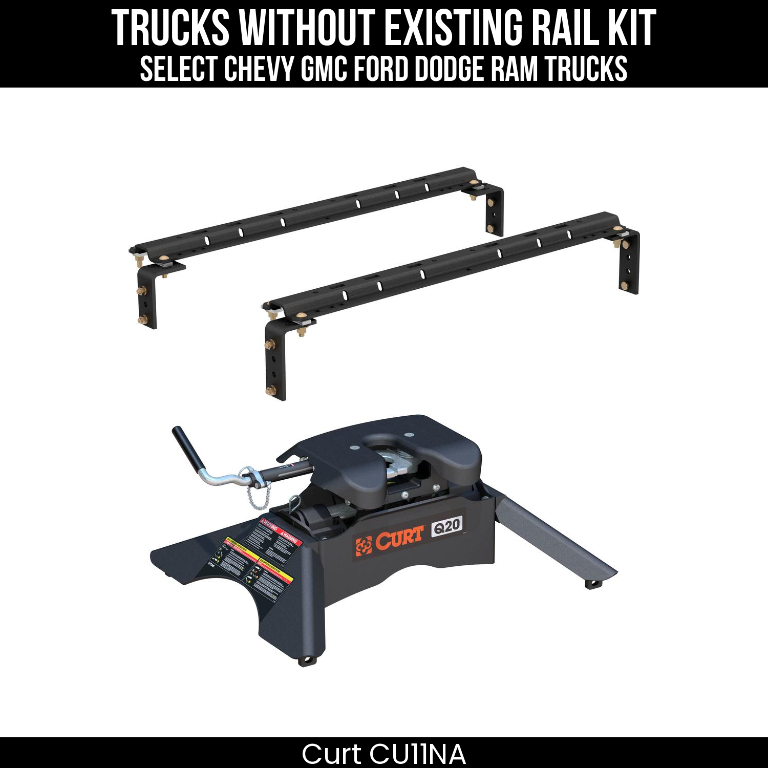 Universal 5th Wheel Base Rails,Q20 5th Wheel Hitch Head,Q20 5th Wheel Legs