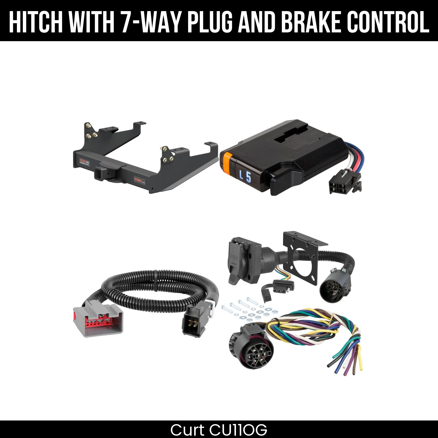 Trailer Hitch , 7-Way , Discovery Next Brake Control