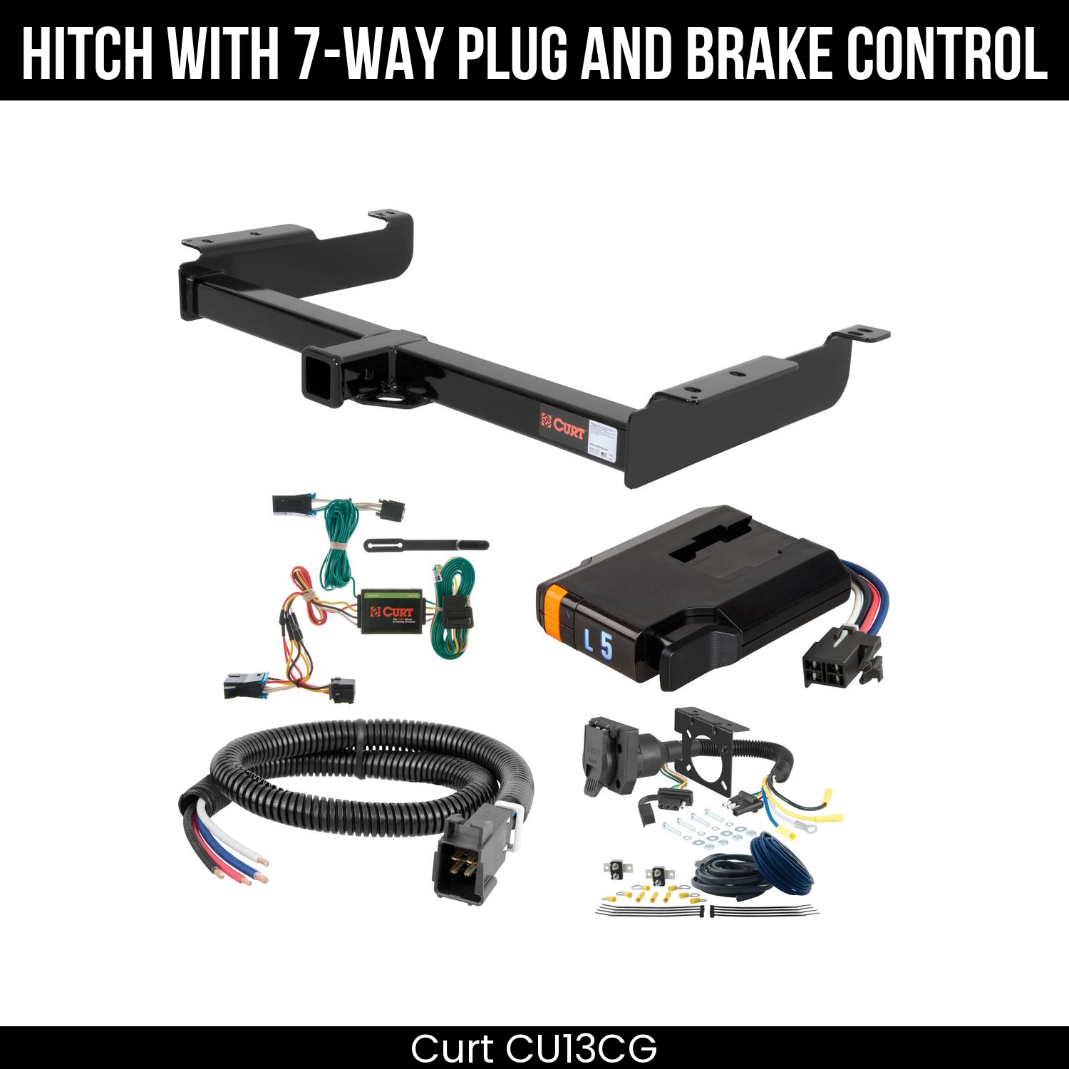 Trailer Hitch , 7-Way , Discovery Next Brake Control