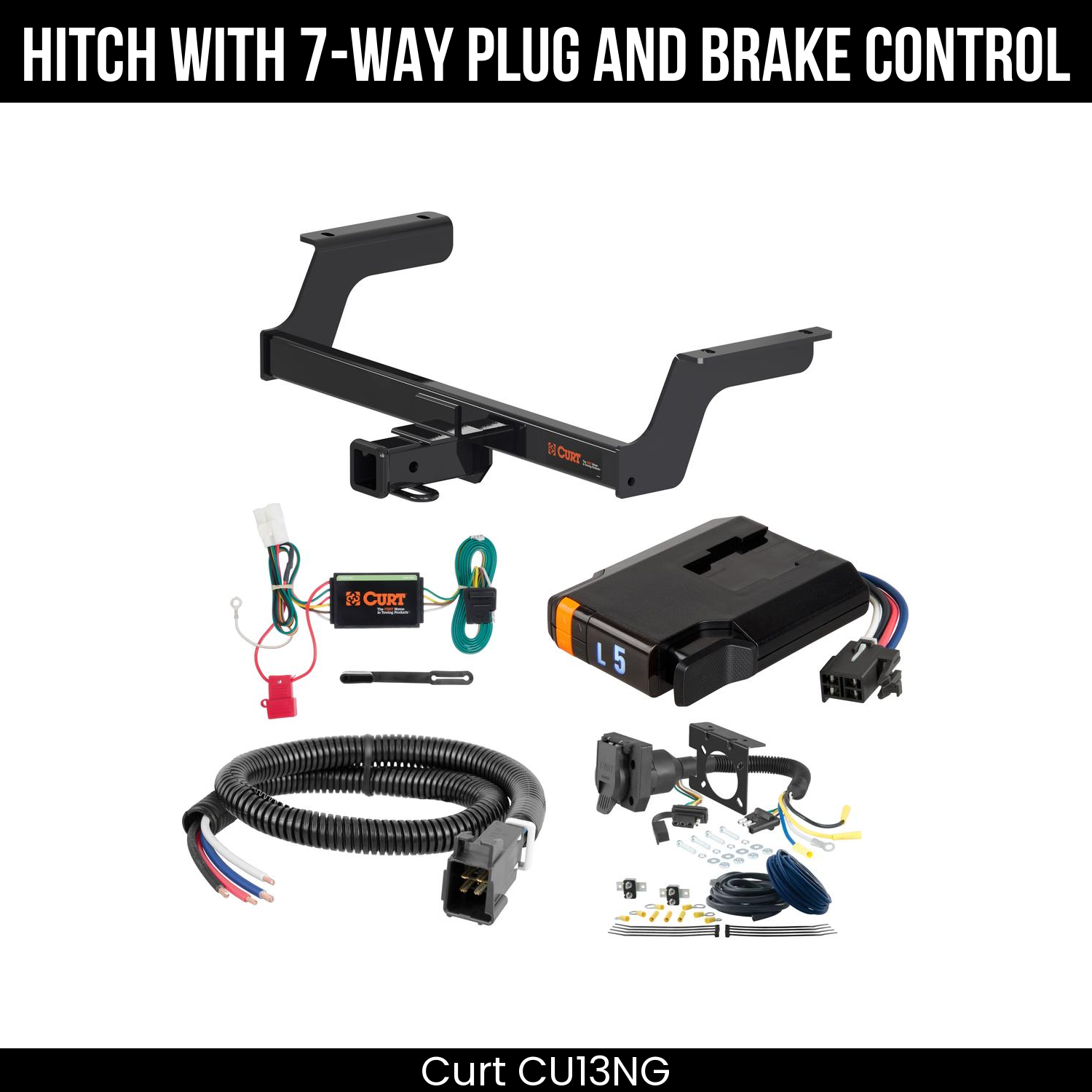 Trailer Hitch , 7-Way , Discovery Next Brake Control