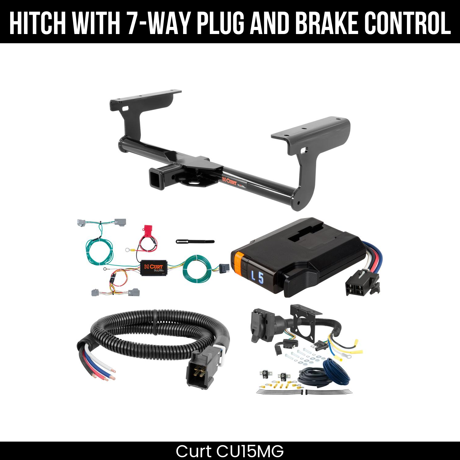 Trailer Hitch , 7-Way , Discovery Next Brake Control