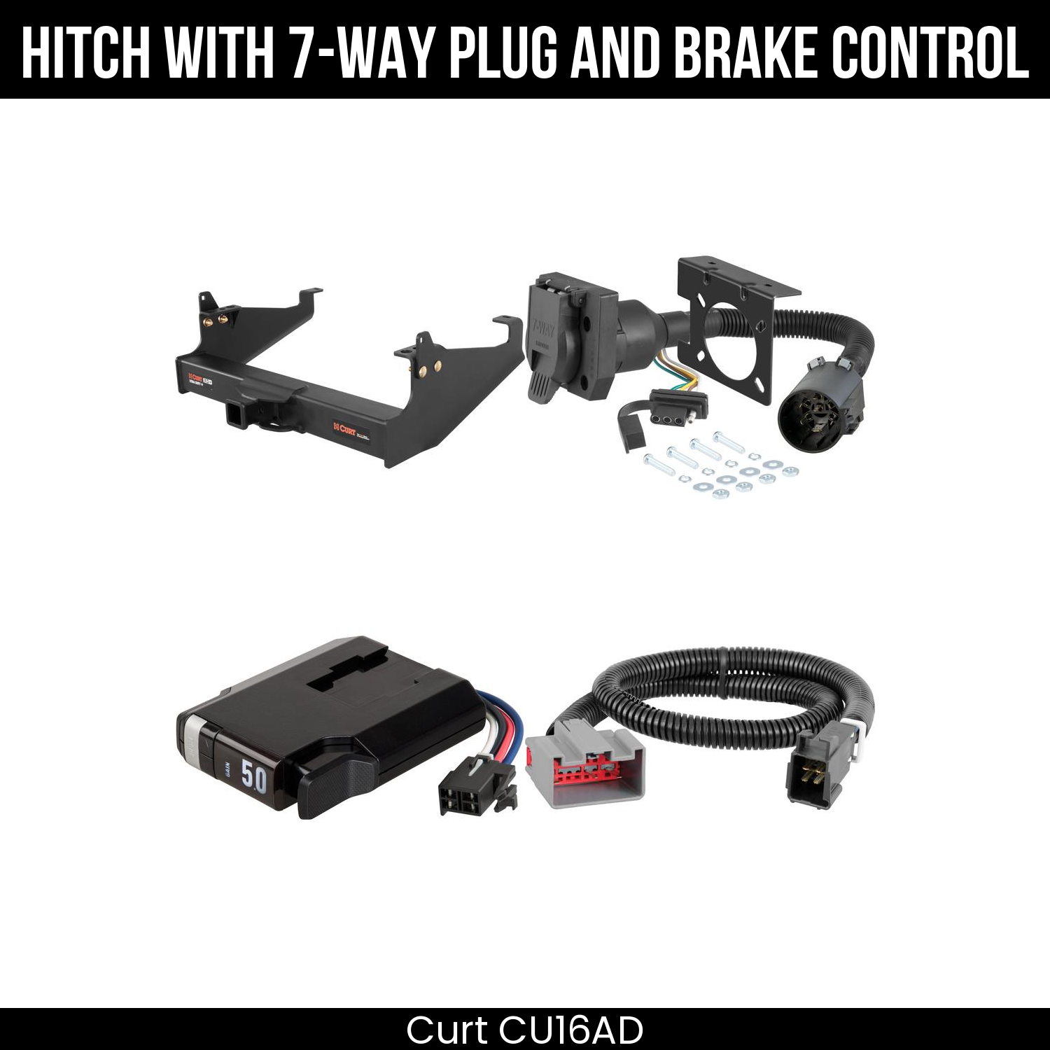 Trailer Hitch , 7-Way , TriFlex NEXT Brake Control