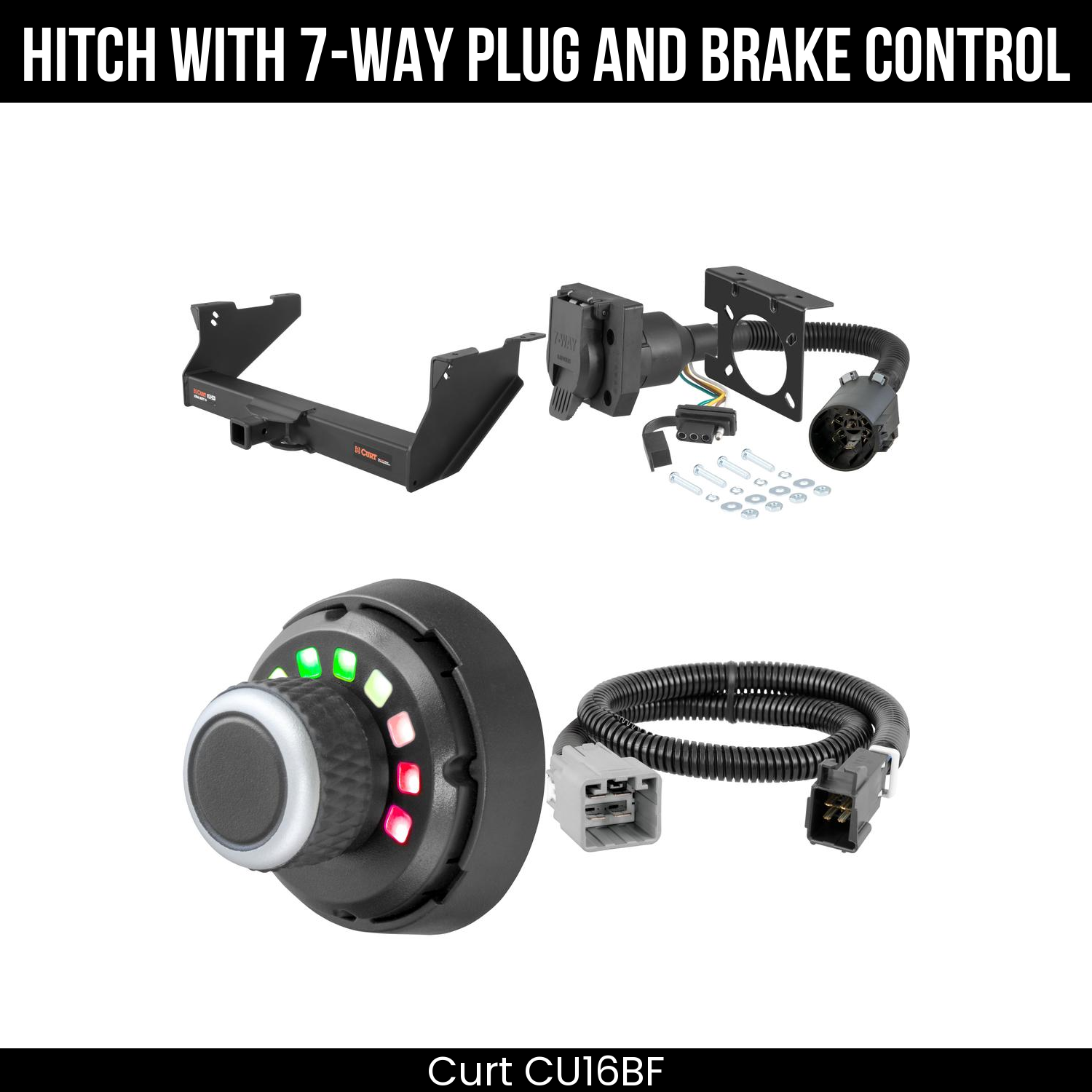 Trailer Hitch , 7-Way , Spectrum Brake Control