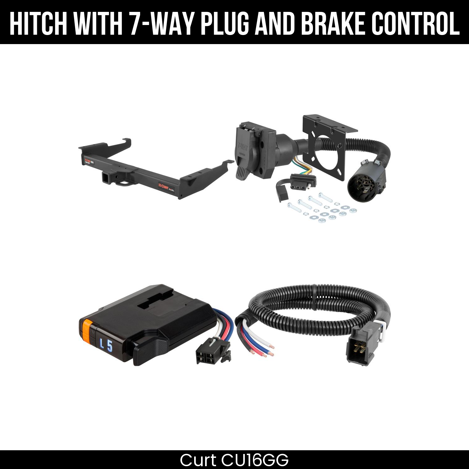 Trailer Hitch , 7-Way , Discovery Next Brake Control