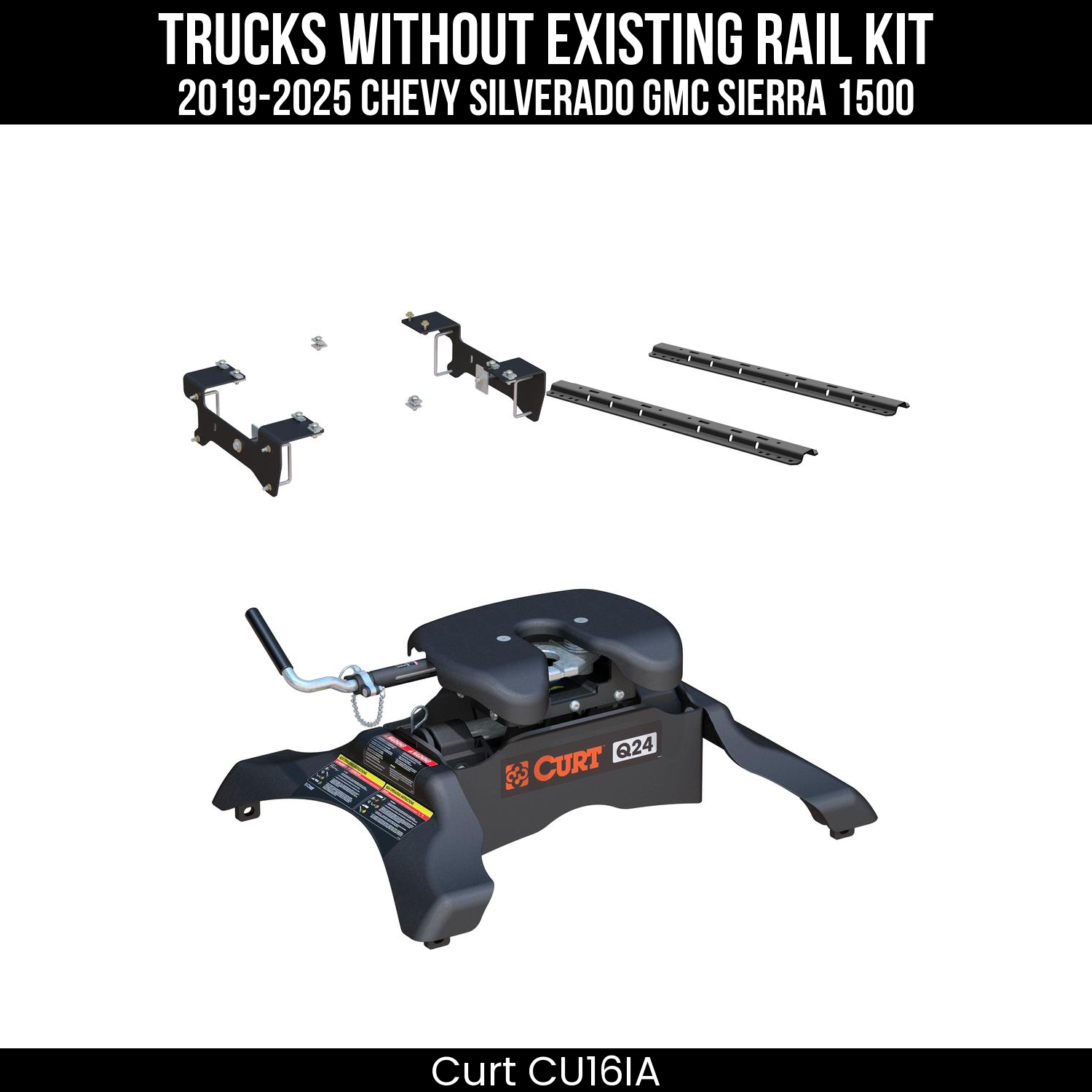 Custom 5th Wheel Brackets,Universal 5th Wheel Base Rails,Q24 5th Wheel Hitch Head