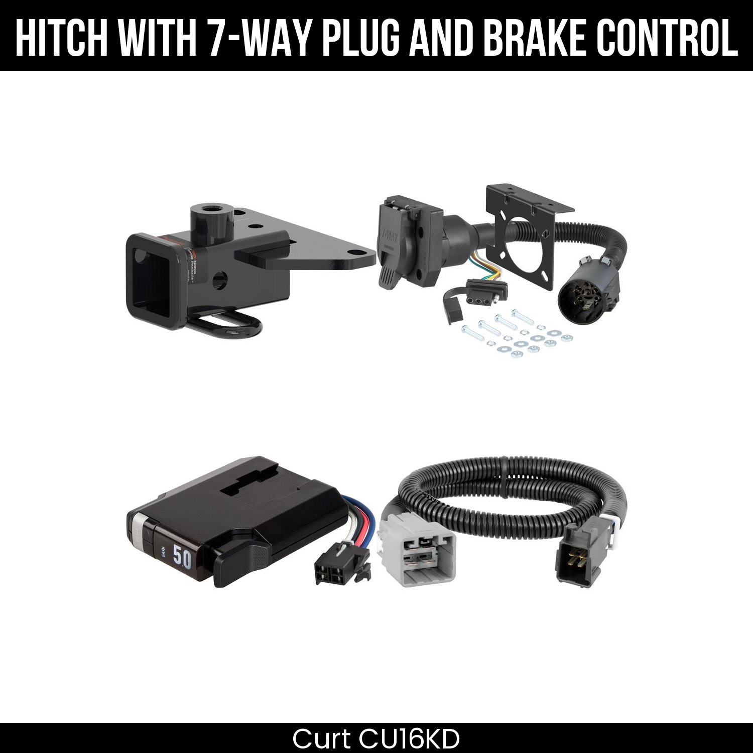 Trailer Hitch , 7-Way , TriFlex NEXT Brake Control