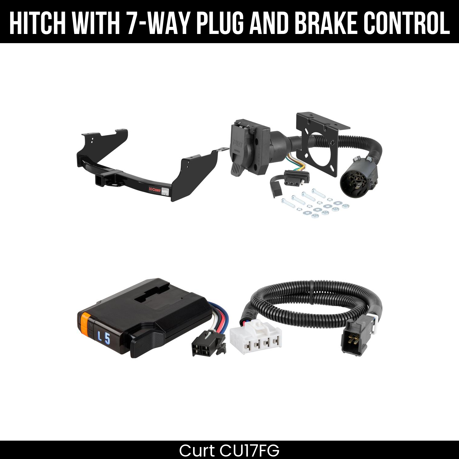 Trailer Hitch , 7-Way , Discovery Next Brake Control