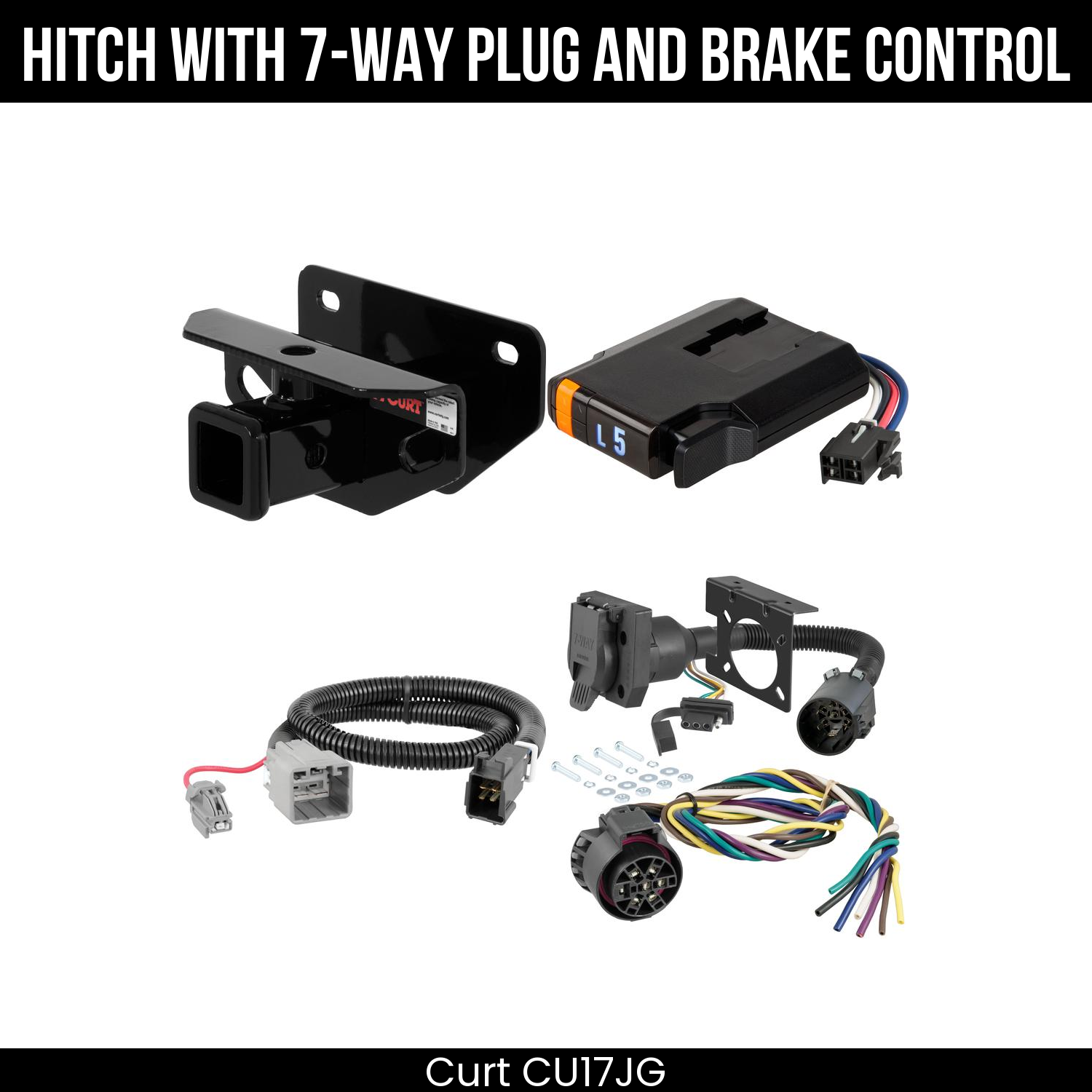 Trailer Hitch , 7-Way , Discovery Next Brake Control
