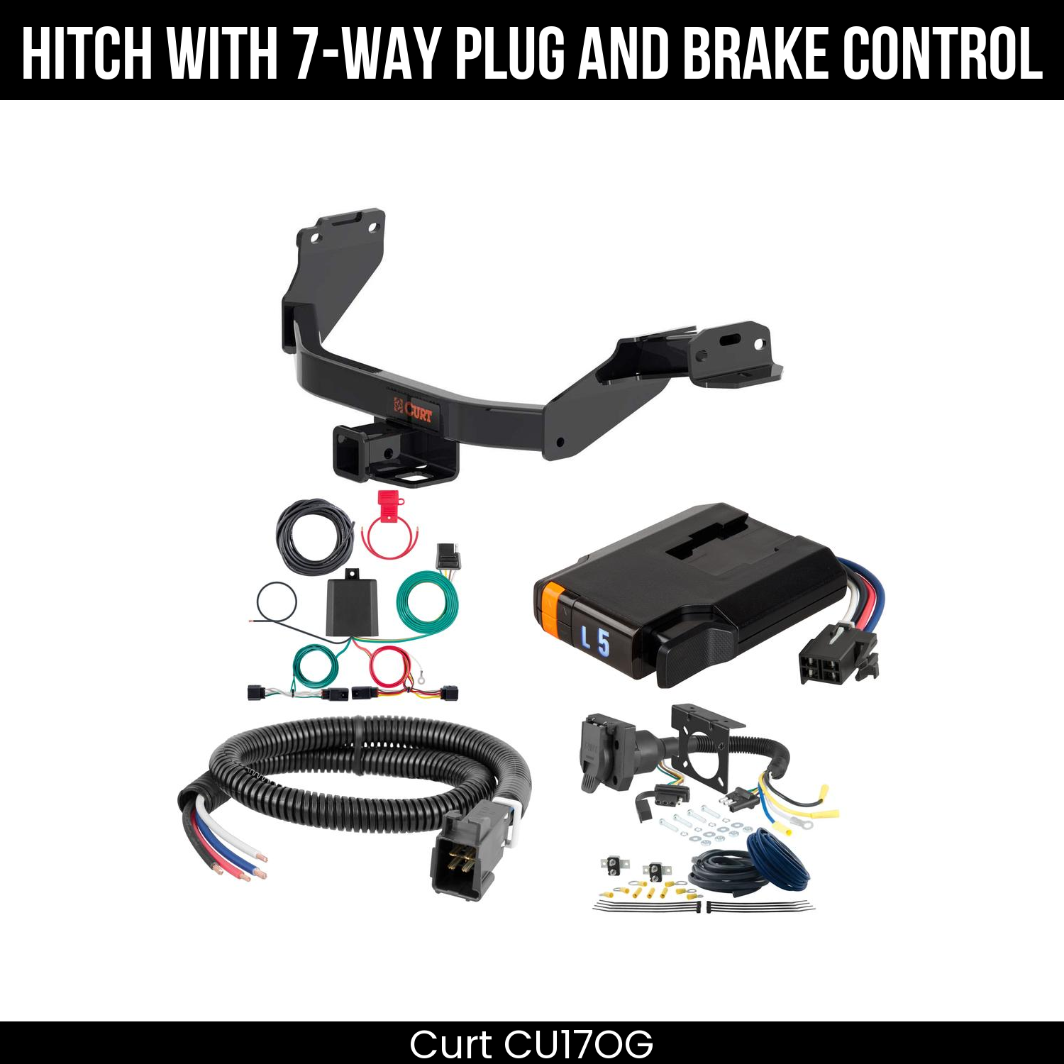 Trailer Hitch , 7-Way , Discovery Next Brake Control