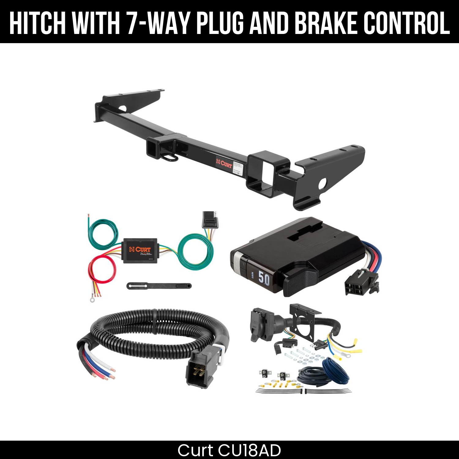 Trailer Hitch , 7-Way , TriFlex NEXT Brake Control