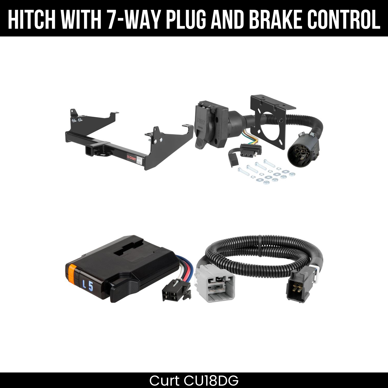 Trailer Hitch , 7-Way , Discovery Next Brake Control