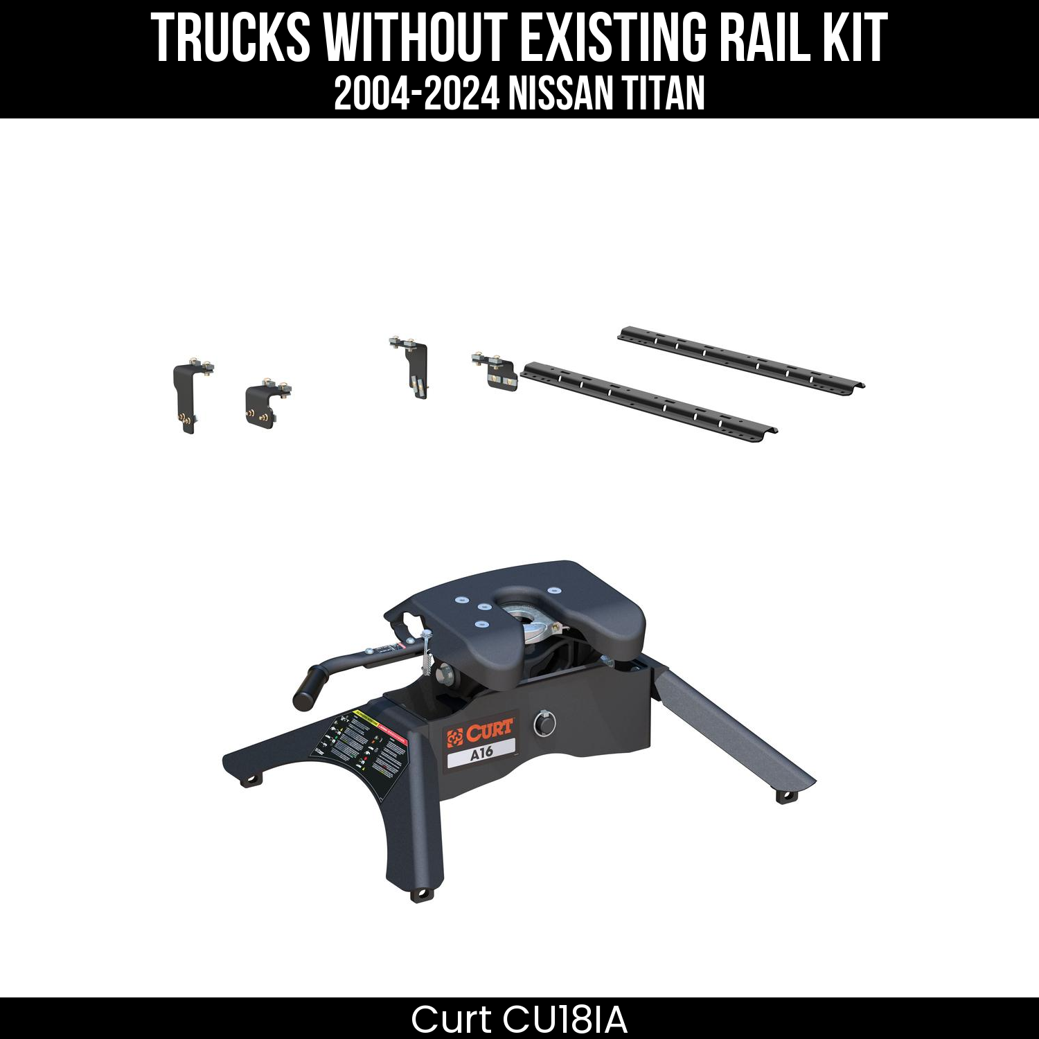 Custom 5th Wheel Brackets,Universal 5th Wheel Base Rails,A16 5th Wheel Hitch Head,Replacement 5th Wheel Legs