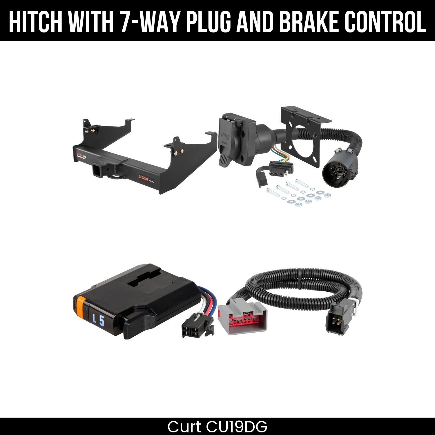 Trailer Hitch , 7-Way , Discovery Next Brake Control
