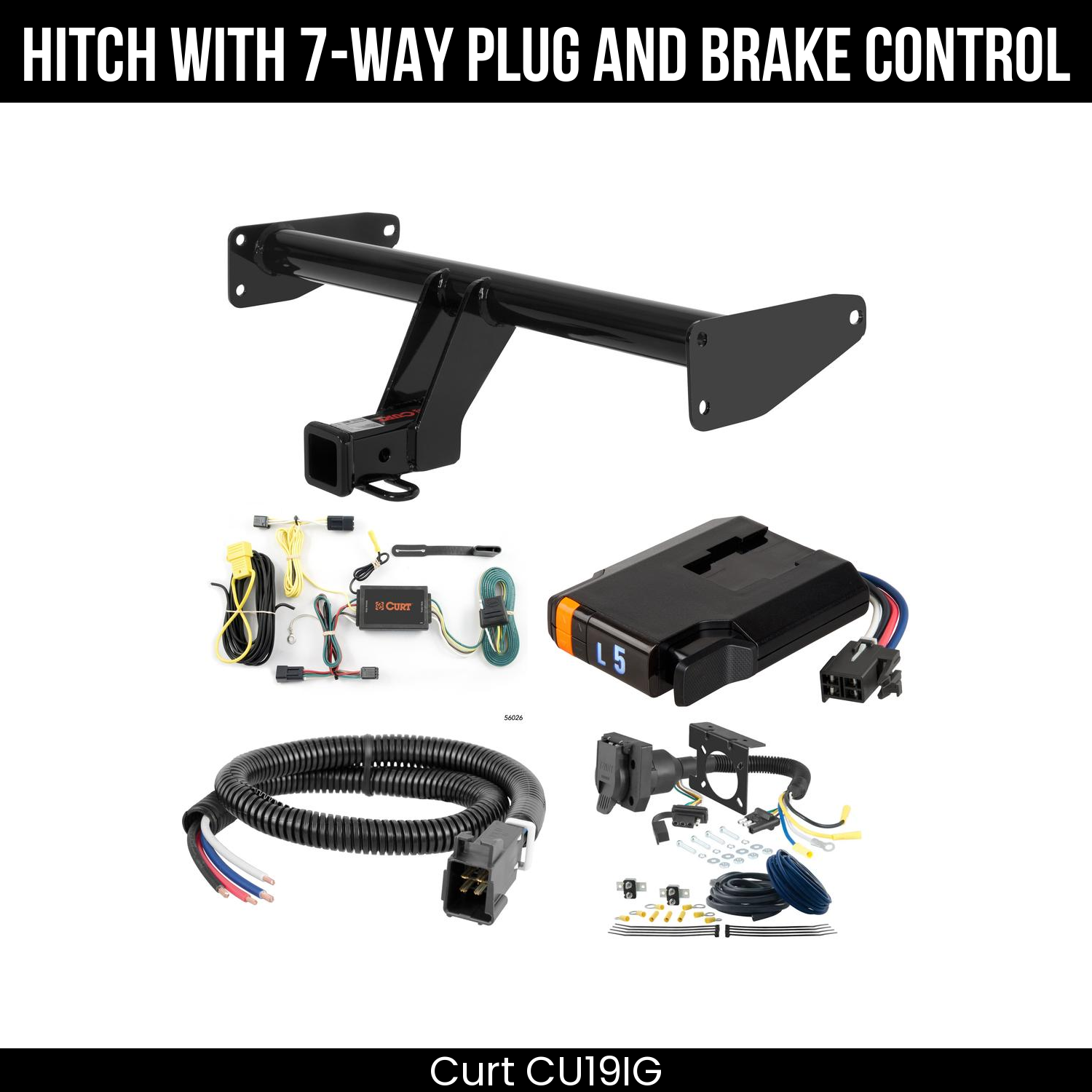 Trailer Hitch , 7-Way , Discovery Next Brake Control
