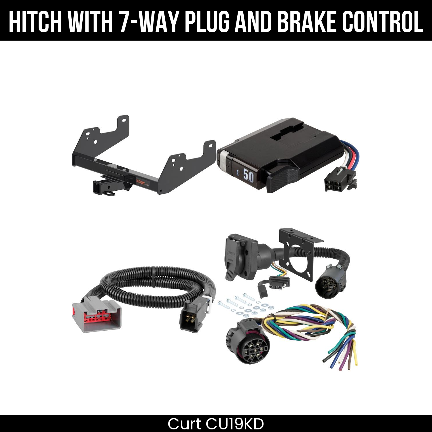 Trailer Hitch , 7-Way , TriFlex NEXT Brake Control
