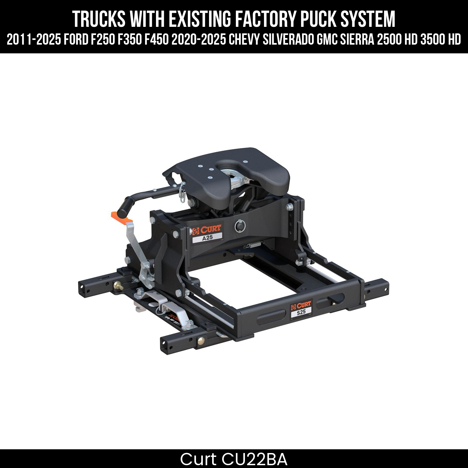 Puck 5th Wheel Adapter,S25 5th Wheel Slider 25K,A25 5th Wheel Hitch Head
