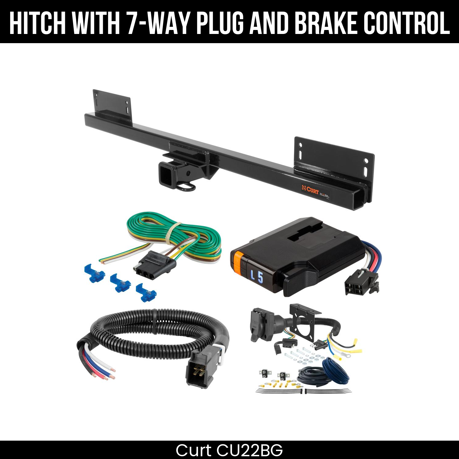 Trailer Hitch , 7-Way , Discovery Next Brake Control